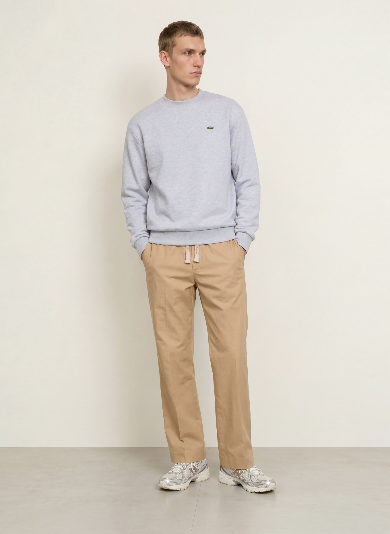 LACOSTE Sweatshirt: GRAY
