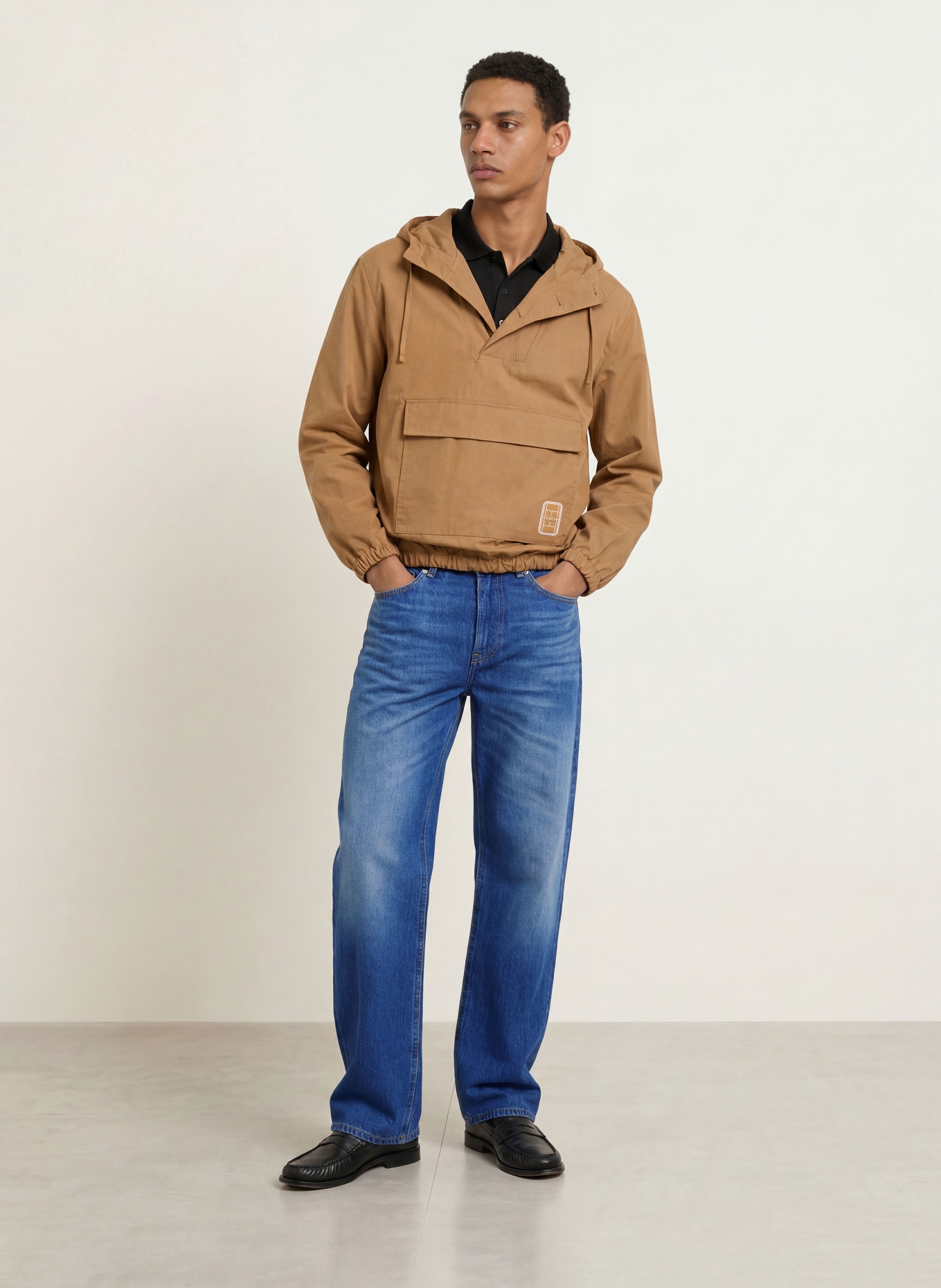 LACOSTE Jeans med rak passform: BLÅ