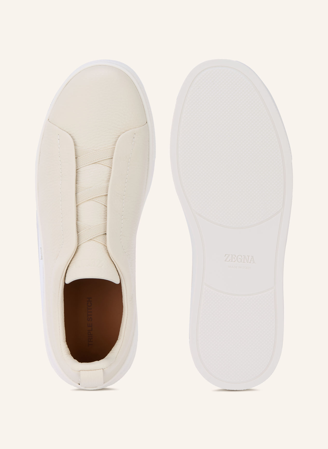 ZEGNA Sneakers: CRÈME