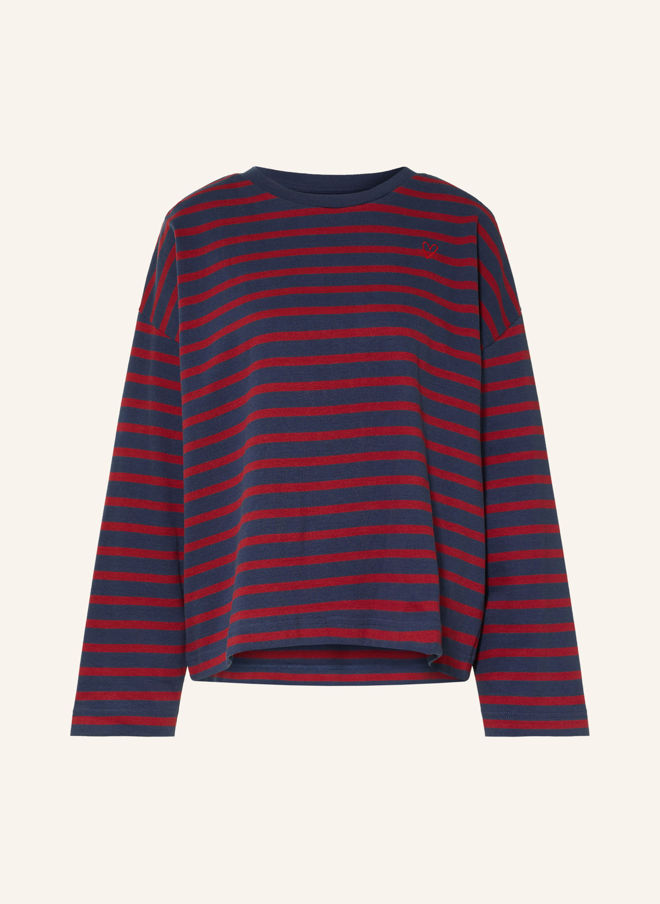 lollys laundry Longsleeve DEMILL: DUNKELROT / DUNKELBLAU