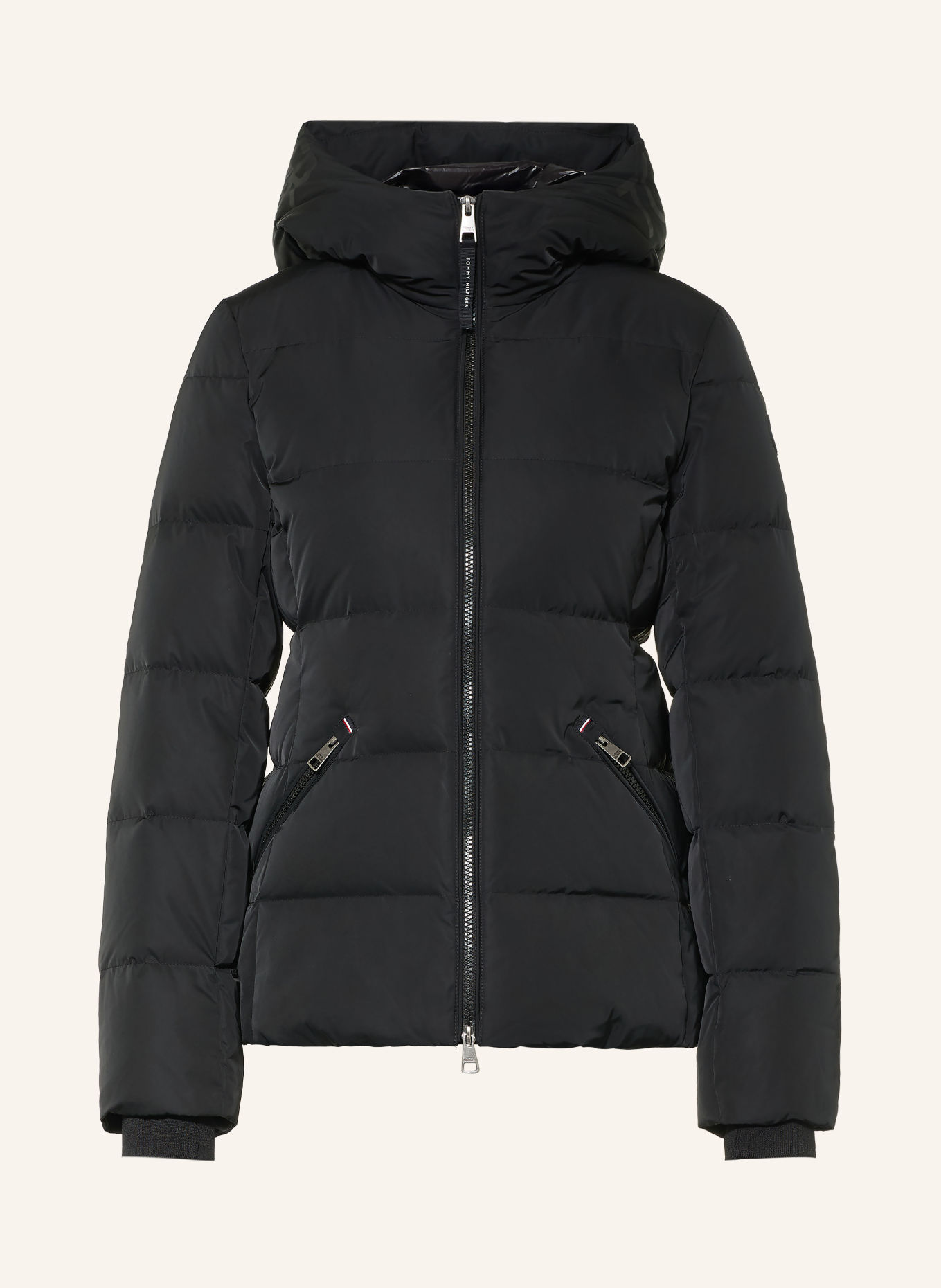 TOMMY HILFIGER Donsjas: ZWART