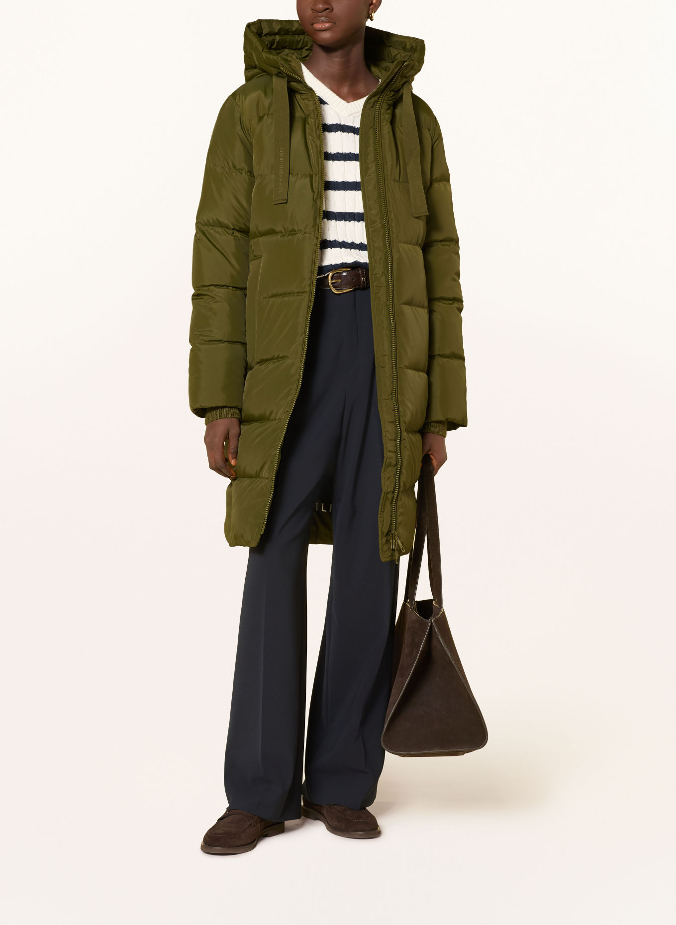TOMMY HILFIGER Daunenmantel: KHAKI