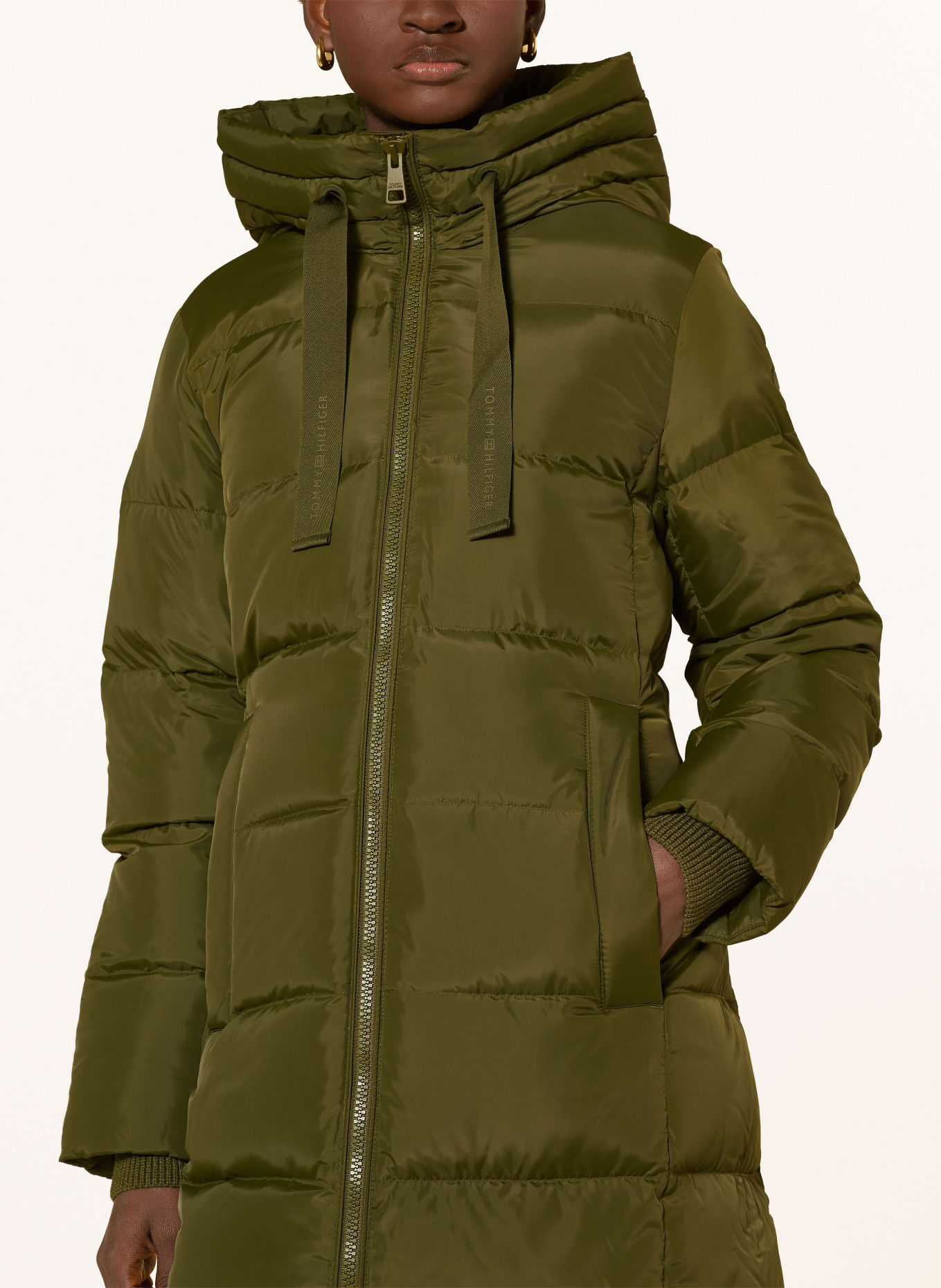 TOMMY HILFIGER Daunenmantel: KHAKI