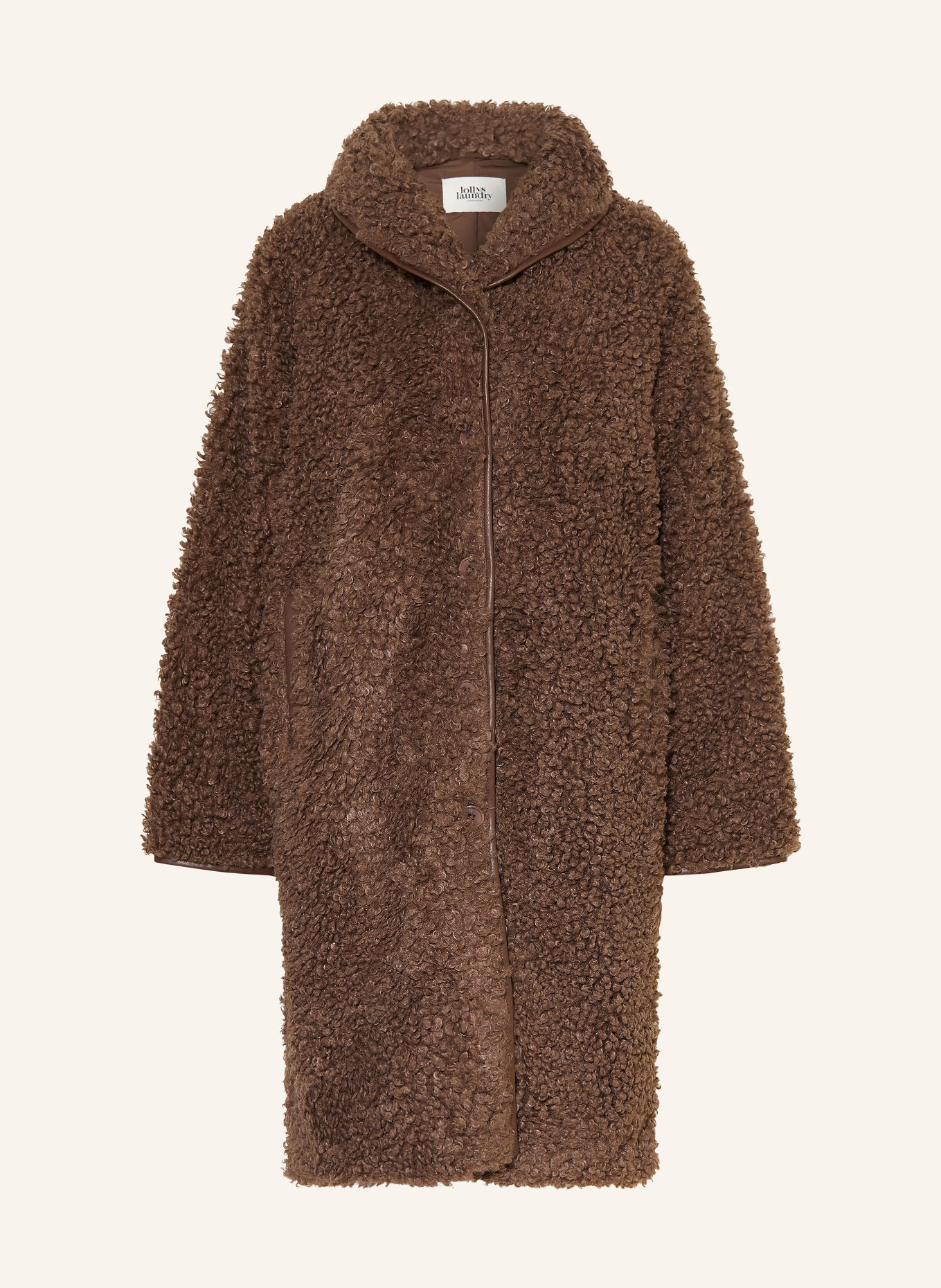 lollys laundry Teddy Fur Coat DOOLL: BROWN