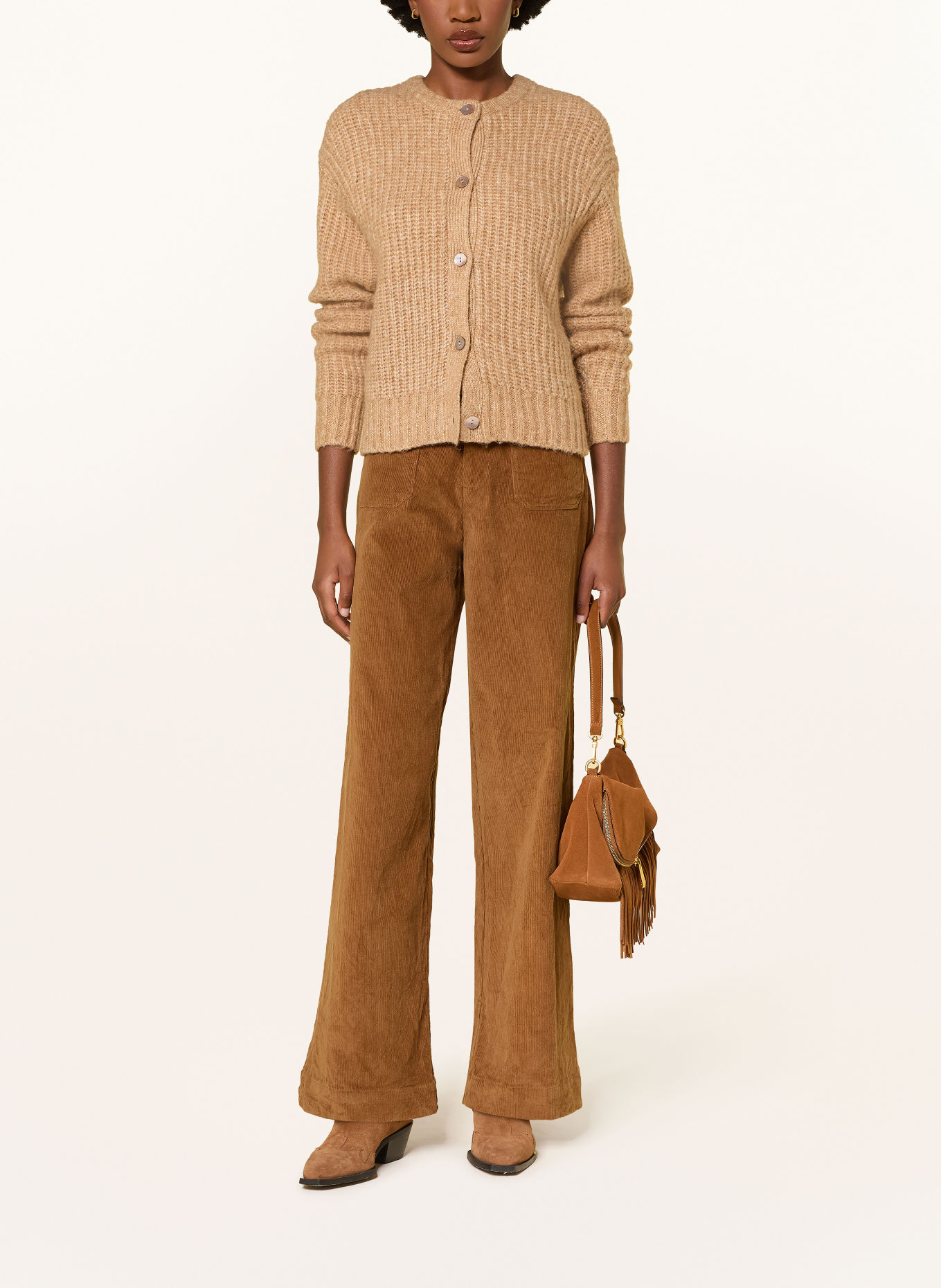 lollys laundry Cordhose RINGOLL: HELLBRAUN
