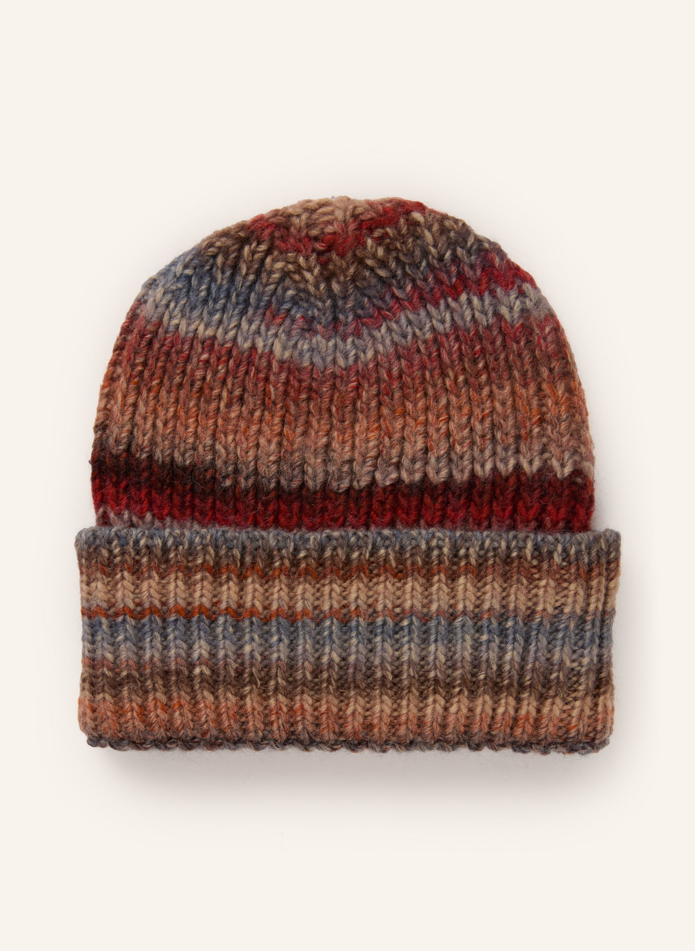 lollys laundry FORESTLL Hat: DARK RED / DARK ORANGE / LIGHT BLUE