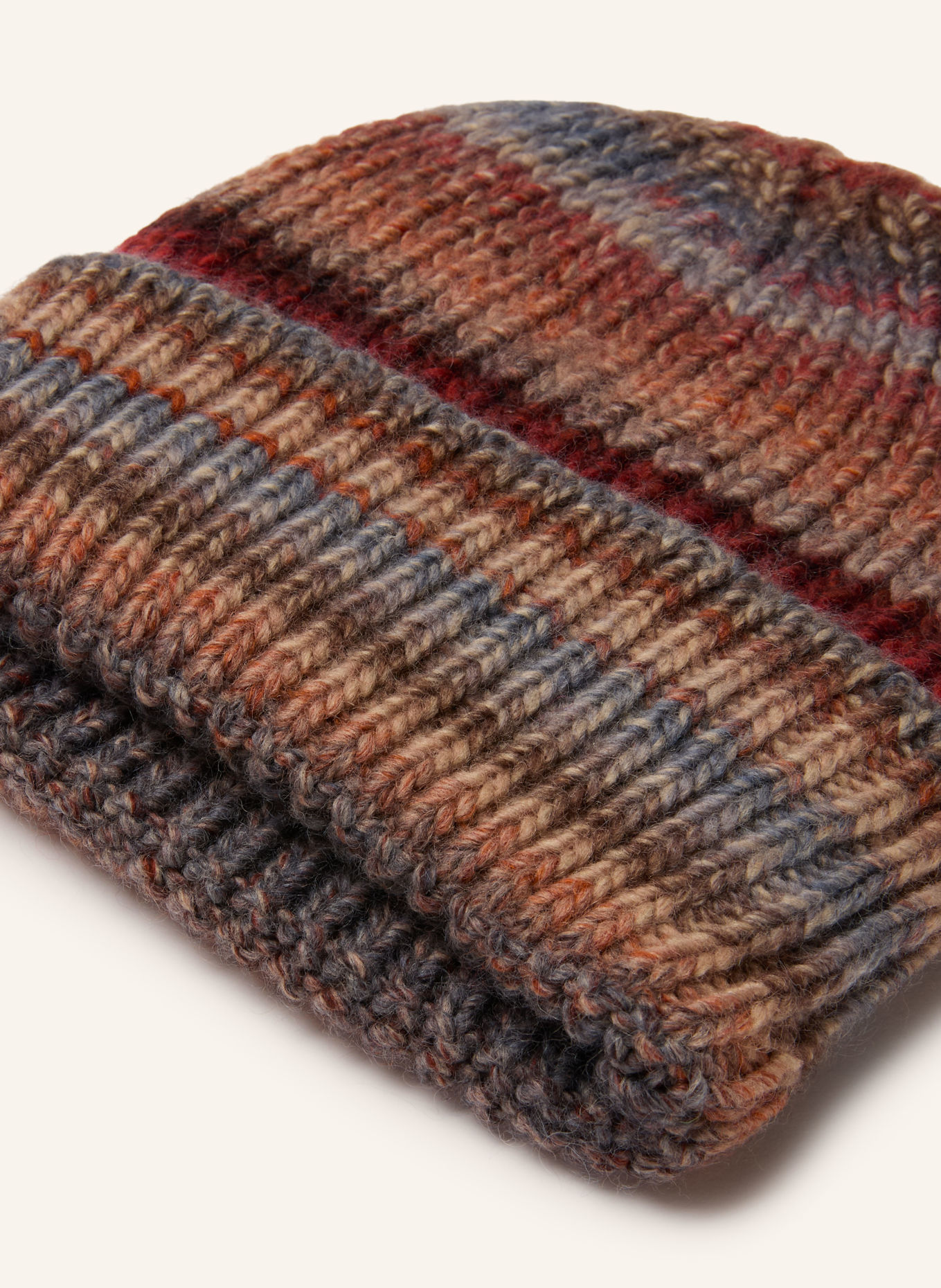 lollys laundry FORESTLL Hat: DARK RED / DARK ORANGE / LIGHT BLUE