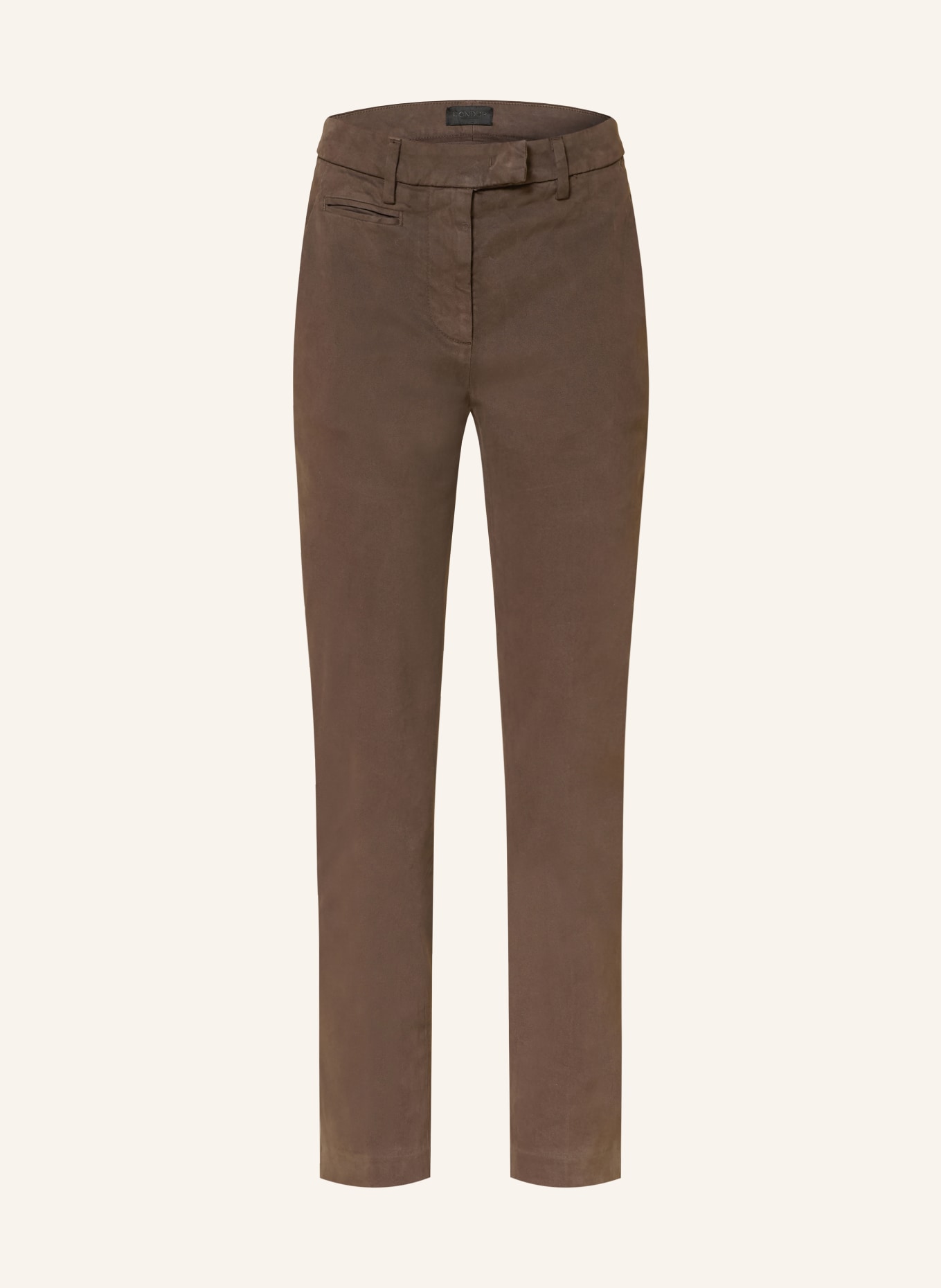 Dondup 7/8-length Chinos: DARK BROWN