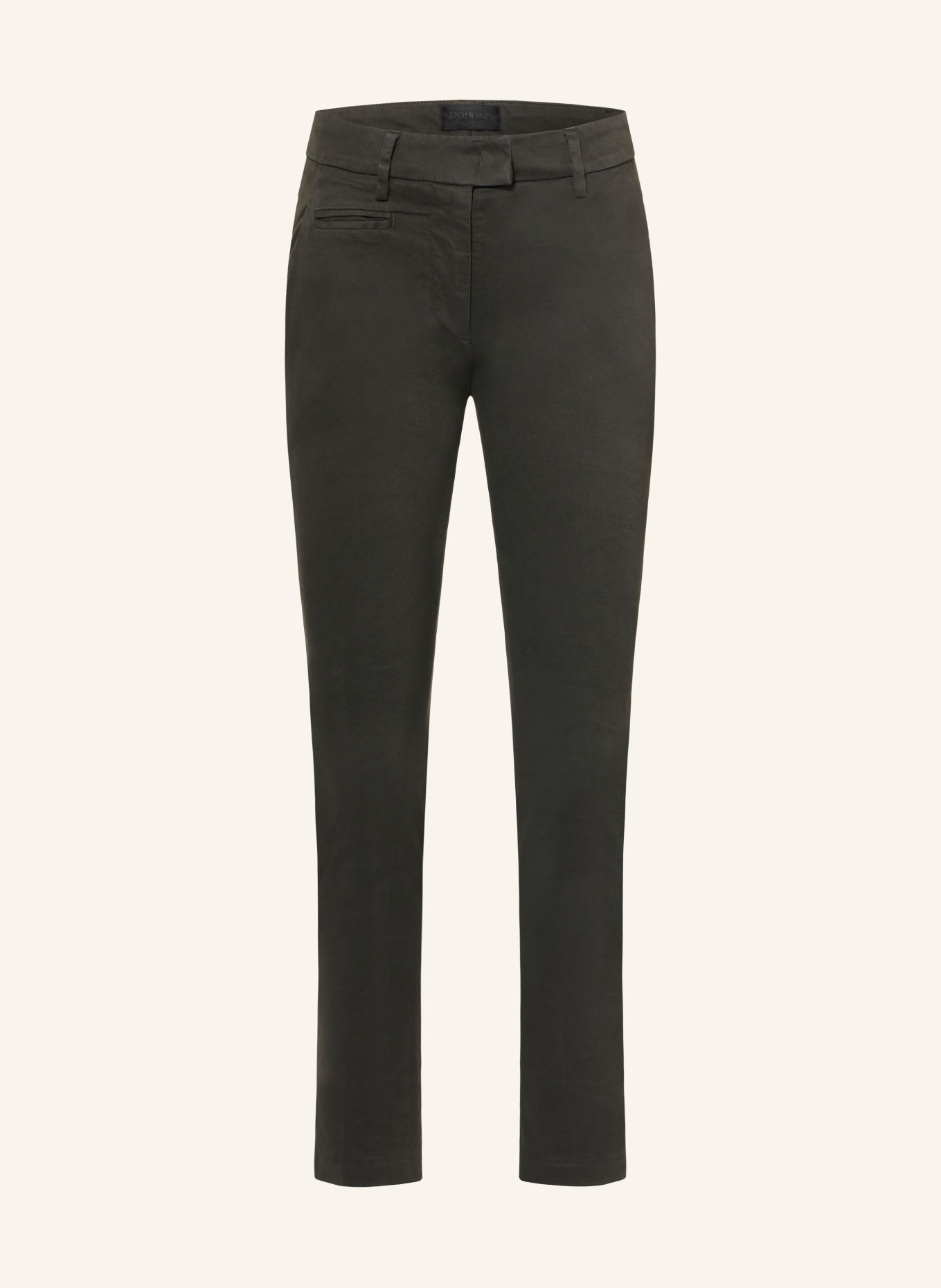 Dondup Pantalon Chino 7/8: OLIVE