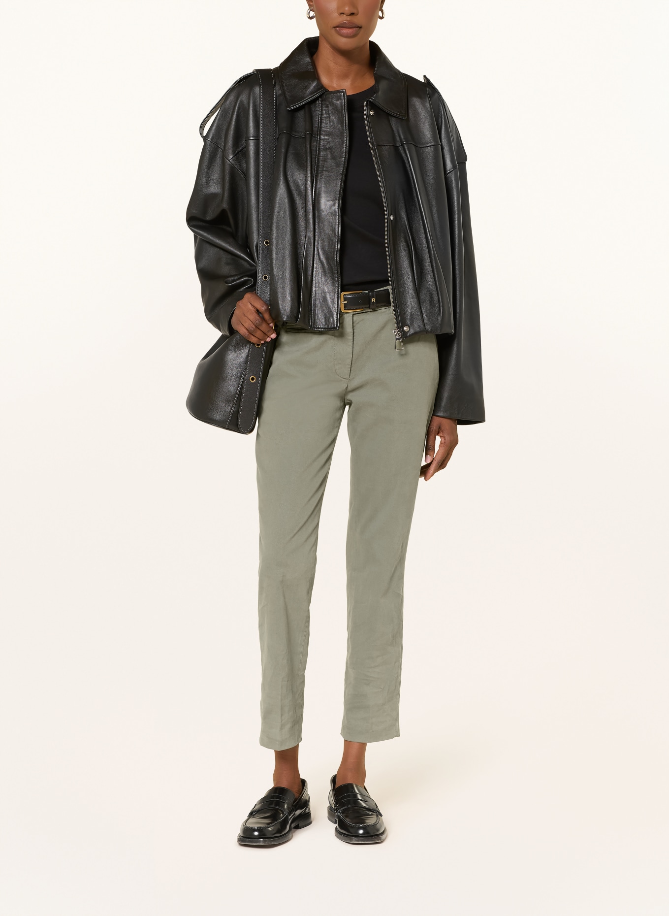 Dondup Pantalon Chino 7/8: KAKI