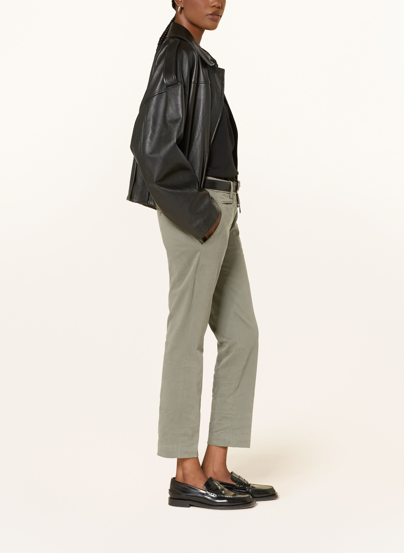 Dondup Pantalon Chino 7/8: KAKI
