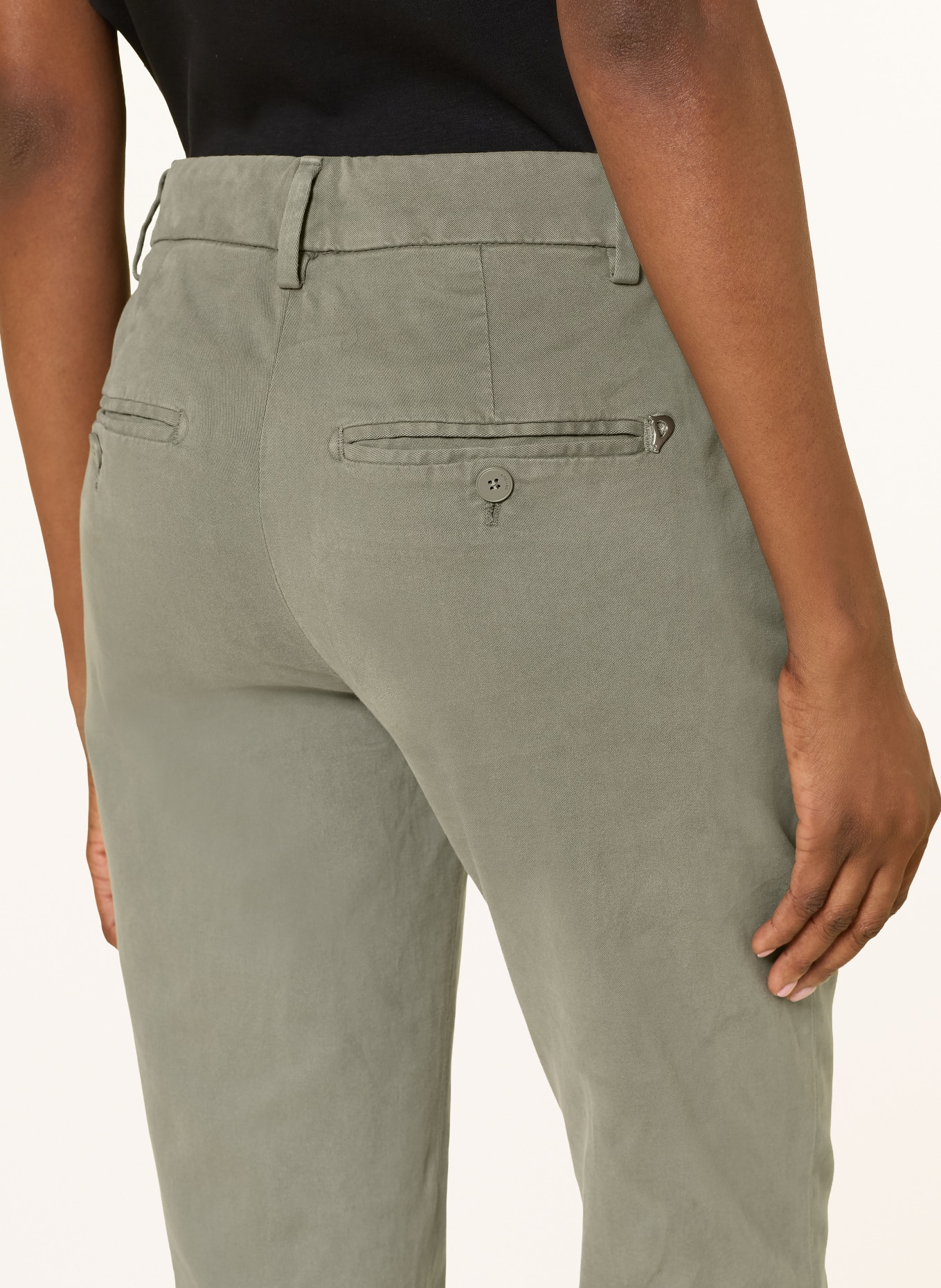 Dondup Pantalon Chino 7/8: KAKI