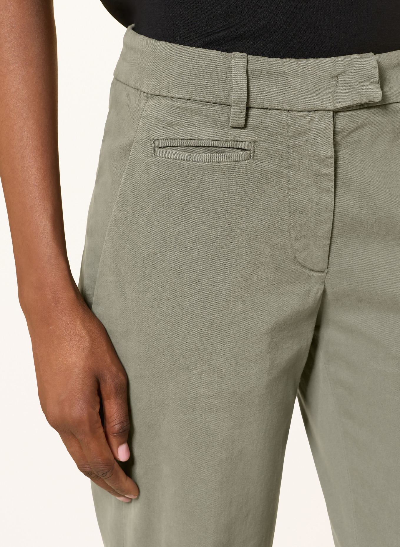 Dondup Pantalon Chino 7/8: KAKI