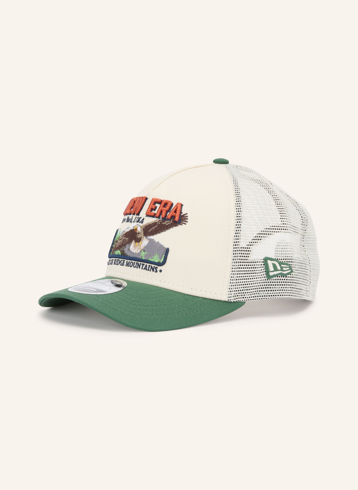 NEW ERA Cap GRAPHIC 9FORTY® MC: CREME / ORANGE / GRÜN