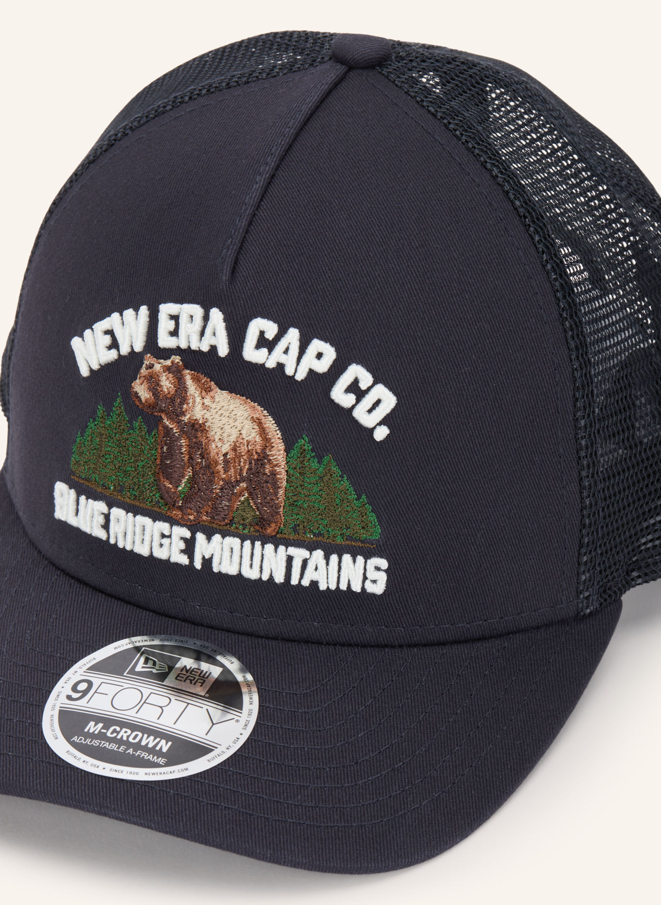 NEW ERA Cap GRAPHIC 9FORTY® MC: DUNKELBLAU / BRAUN / WEISS
