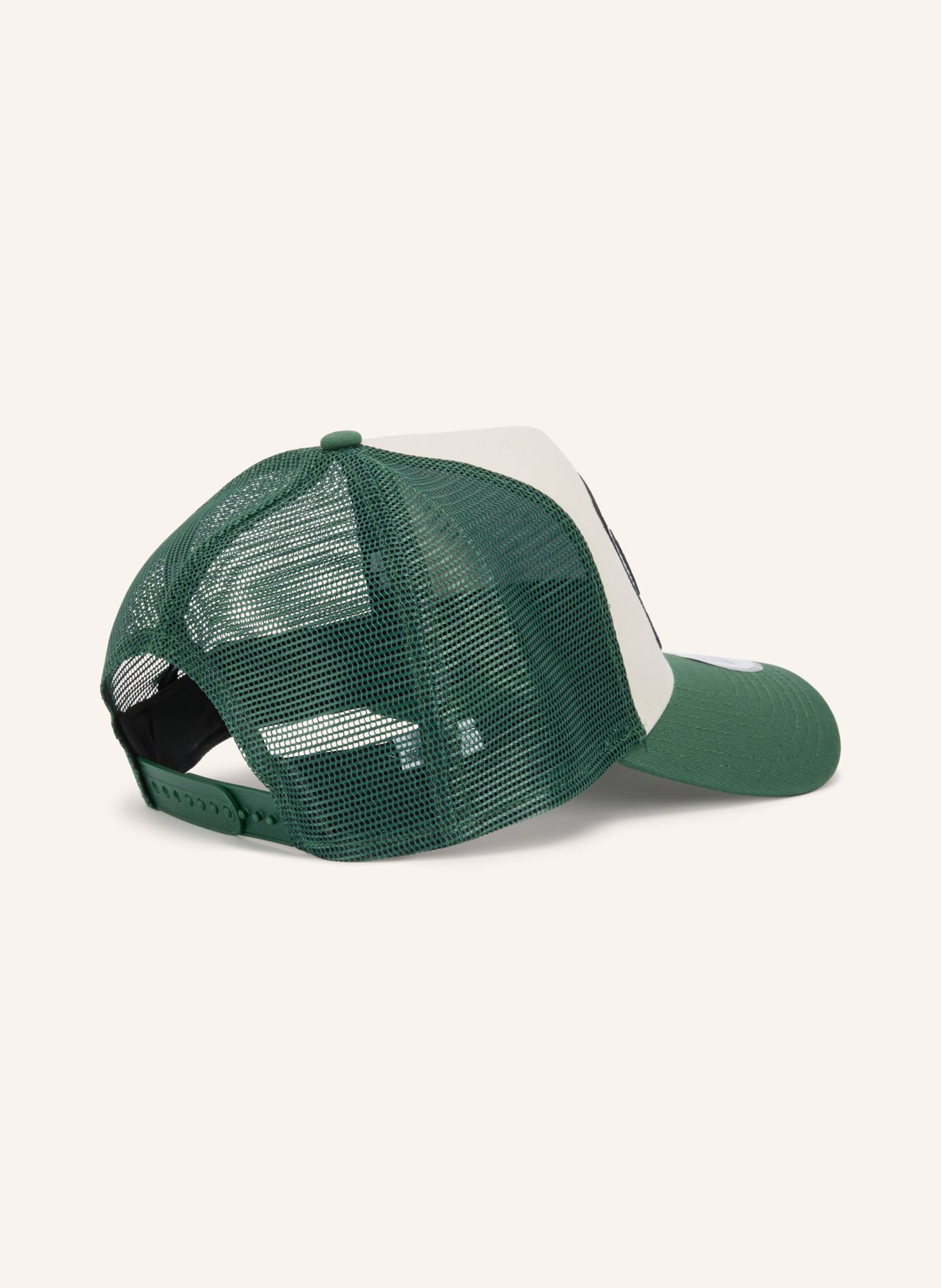 NEW ERA LICENCE PLATE TRUCKER Cap: GREEN / BEIGE