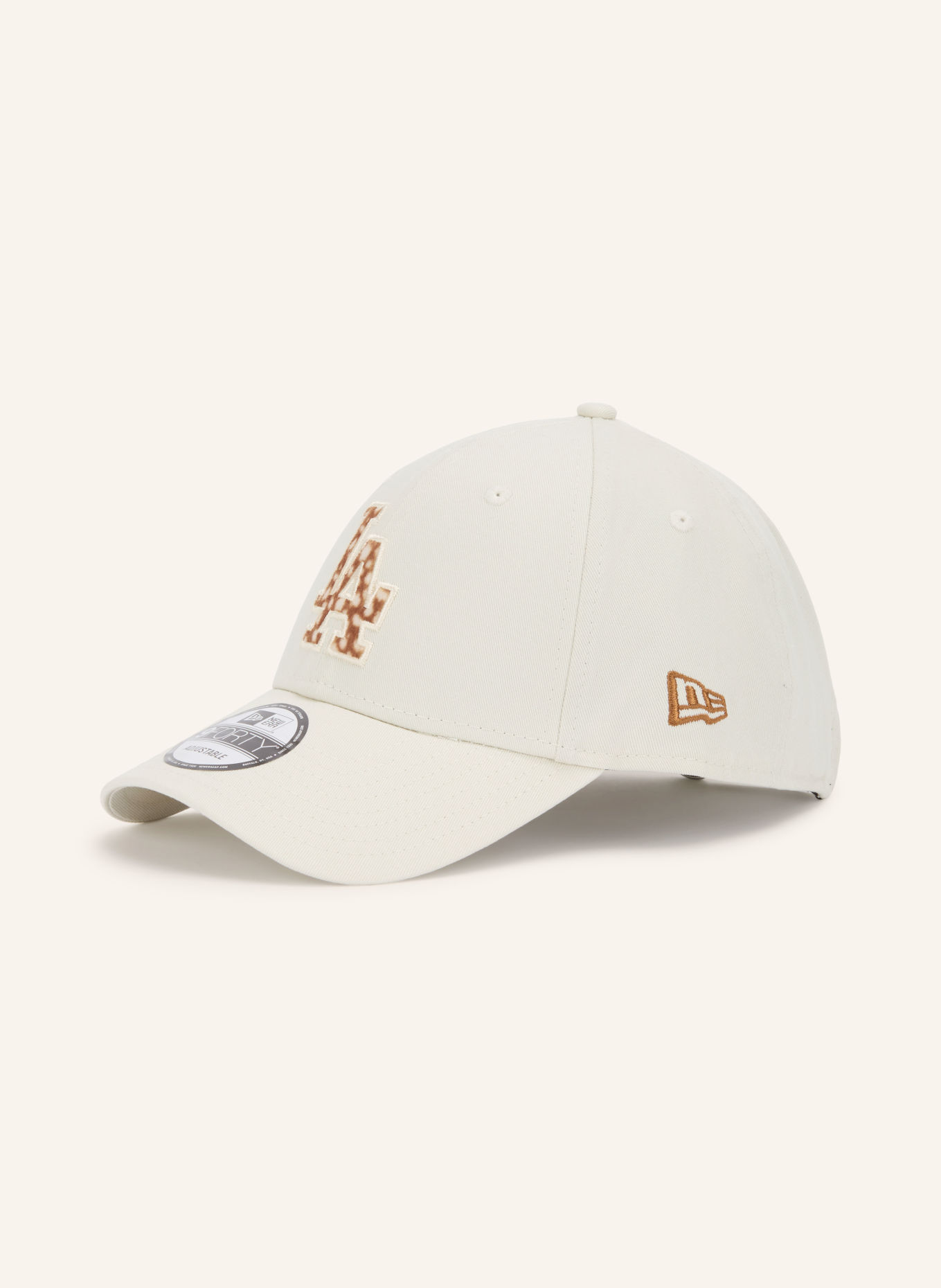 NEW ERA Cap FAUX PONY INFILL 9FORTY®: CREME / BRAUN