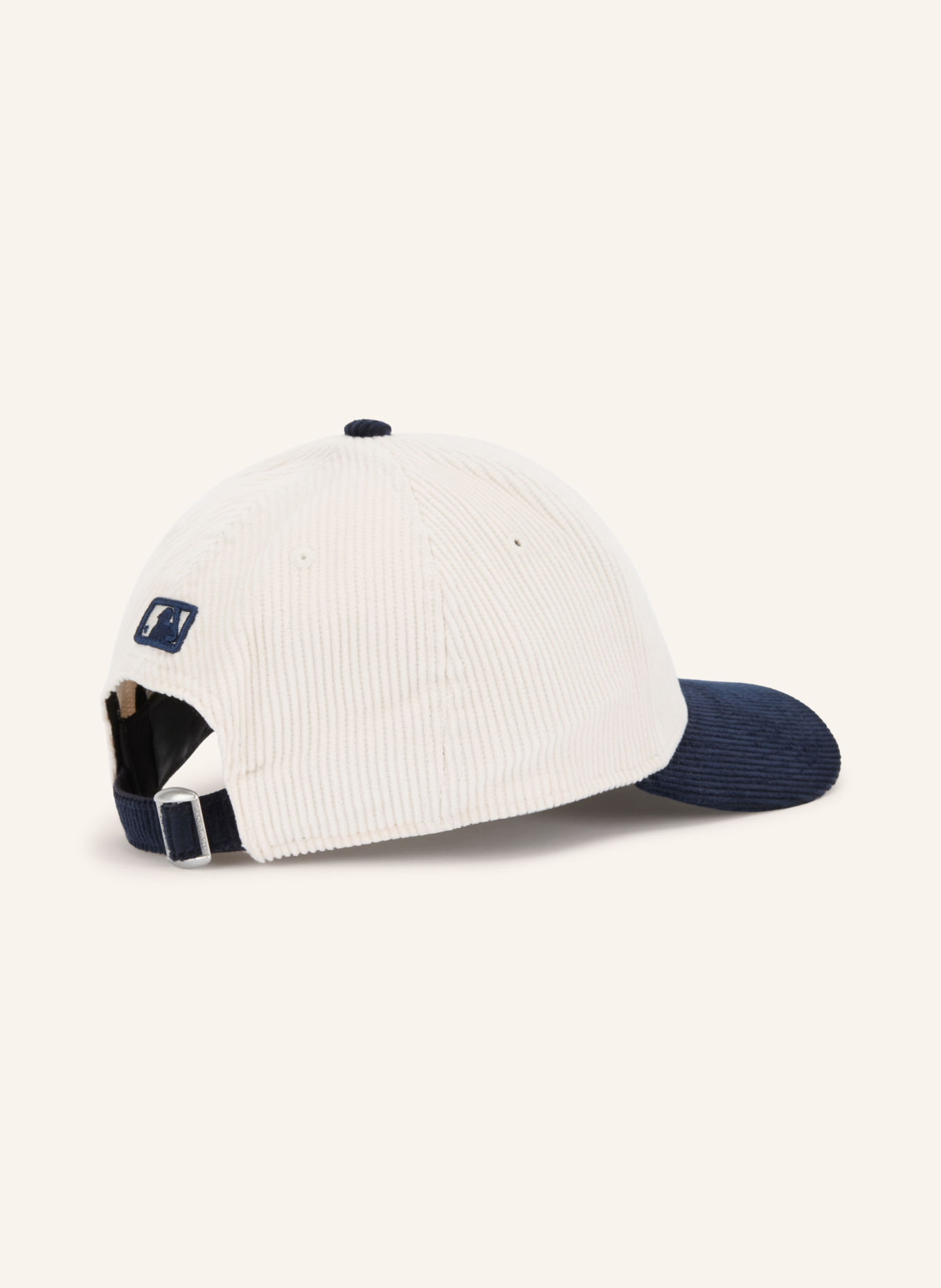 NEW ERA Cord-Cap 9FORTY® MC: CREME / DUNKELBLAU