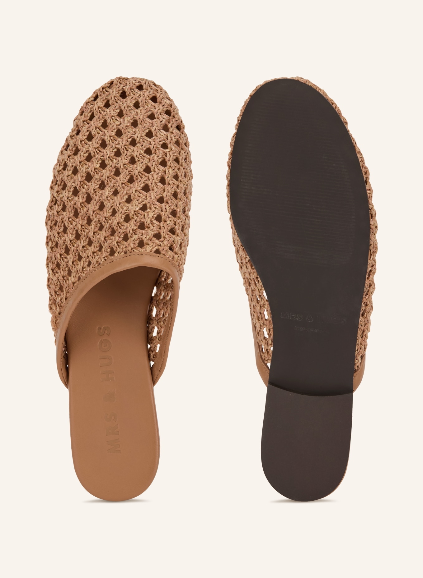 MRS & HUGS Mules: HELLBRAUN