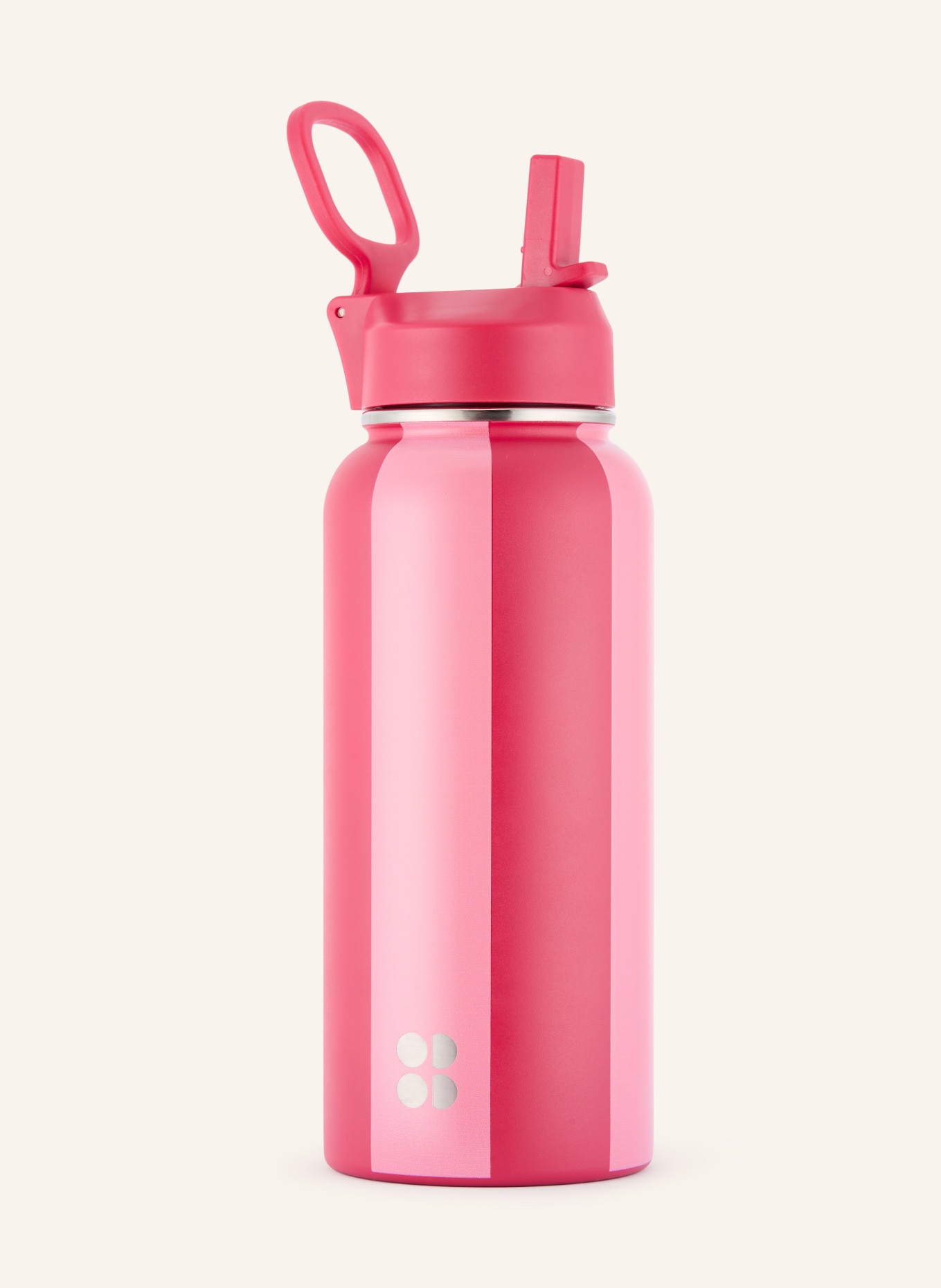 Sweaty Betty KEEP IT CHILL Insulated Bottle: FUCHSIA / SILVER / DUSKY PINK