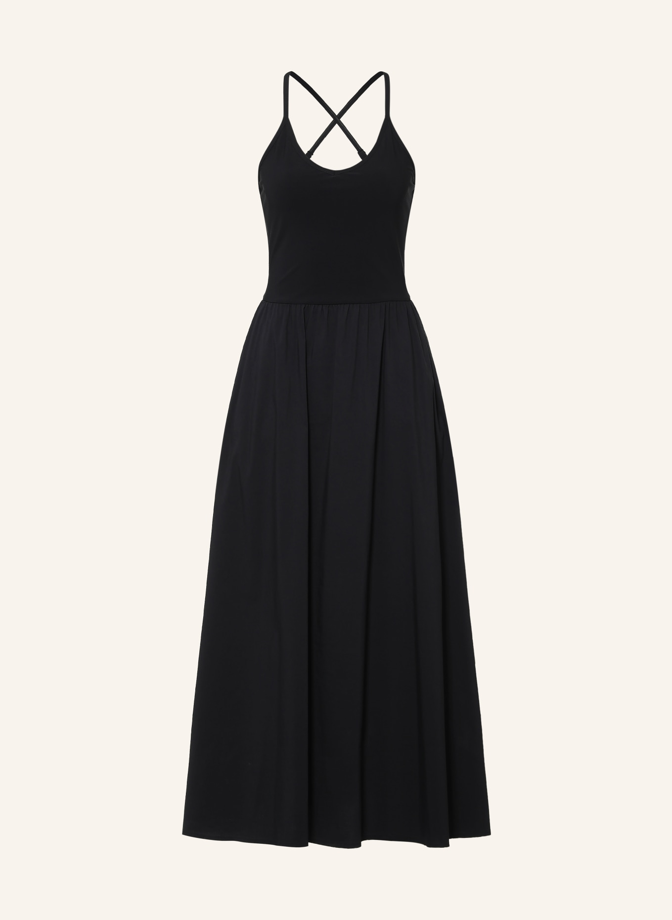 Sweaty Betty Rochie din materiale mixte: NEGRU