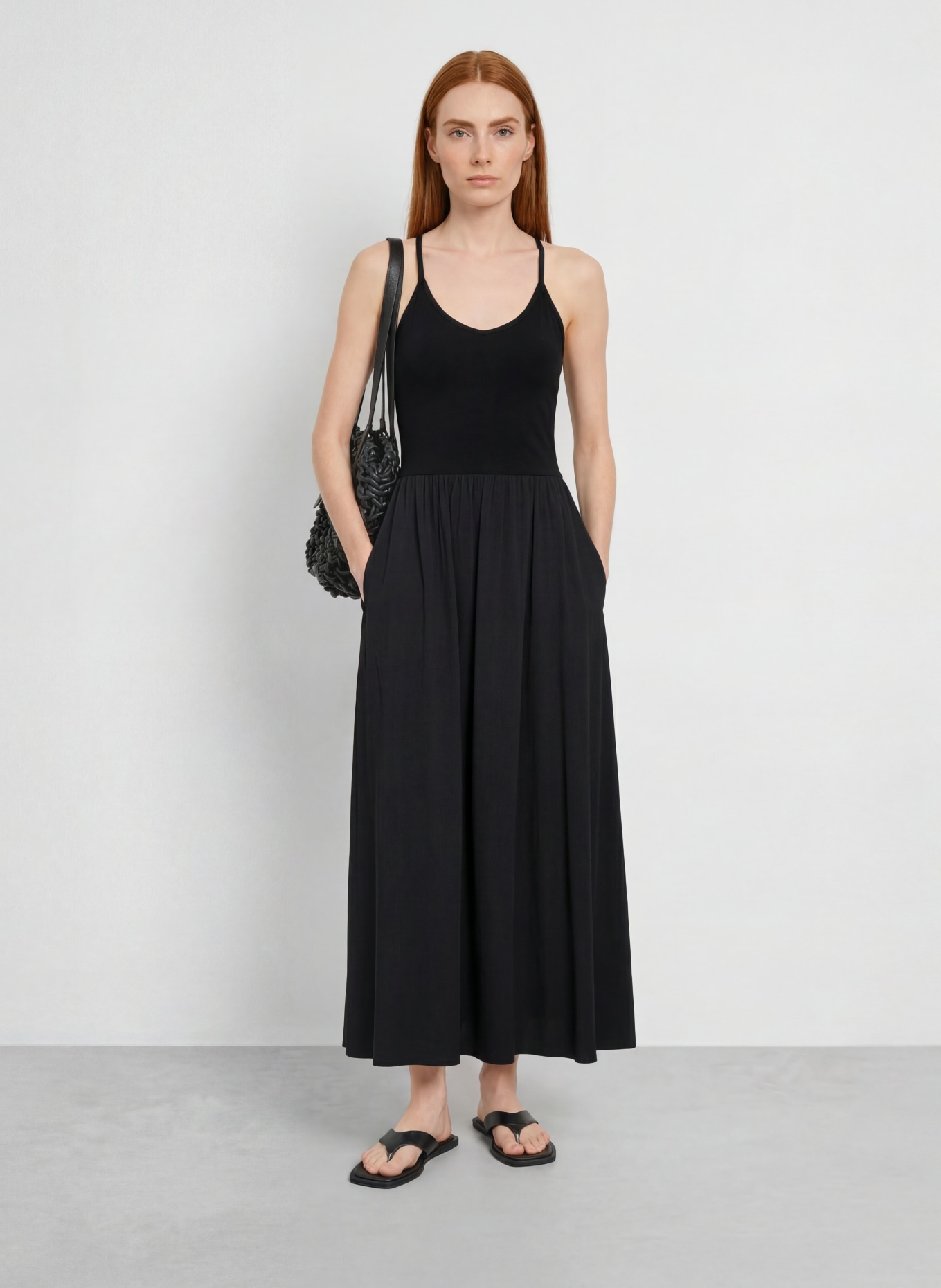 Sweaty Betty Rochie din materiale mixte: NEGRU