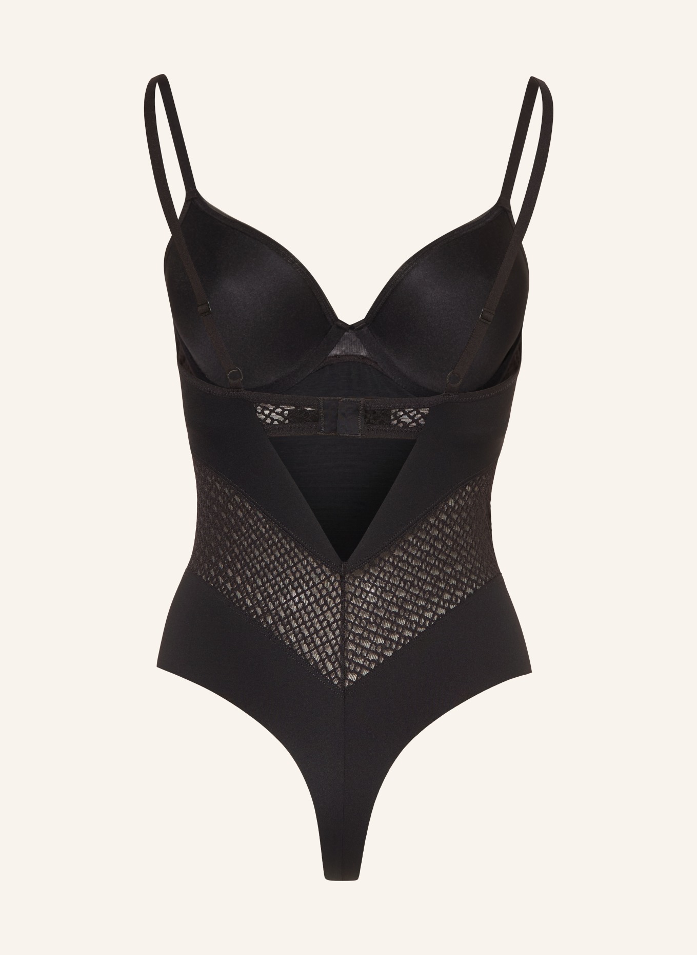 BOSS Body à armatures B LACE avec effet gainant: NOIR