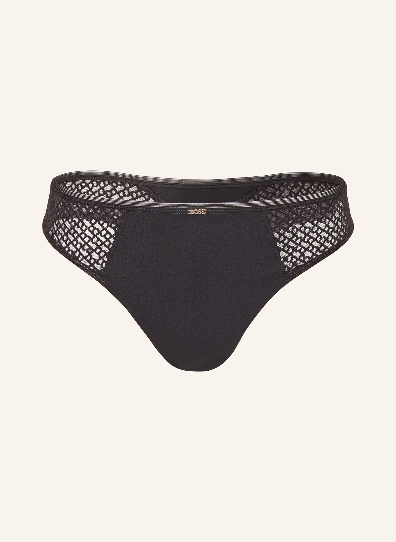 BOSS String B LACE: ZWART