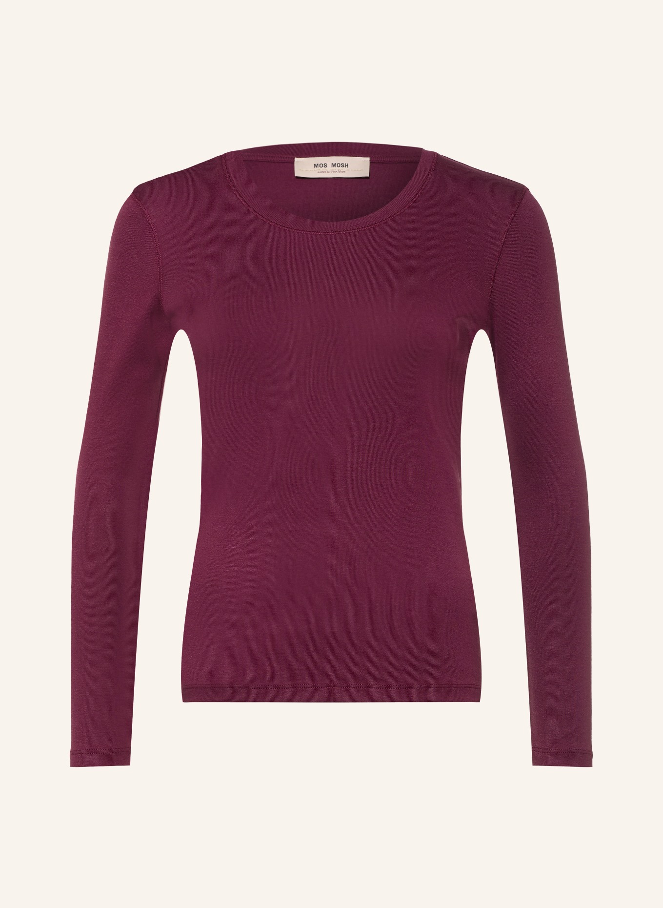 MOS MOSH MMMALI Long-sleeve shirt: DARK RED