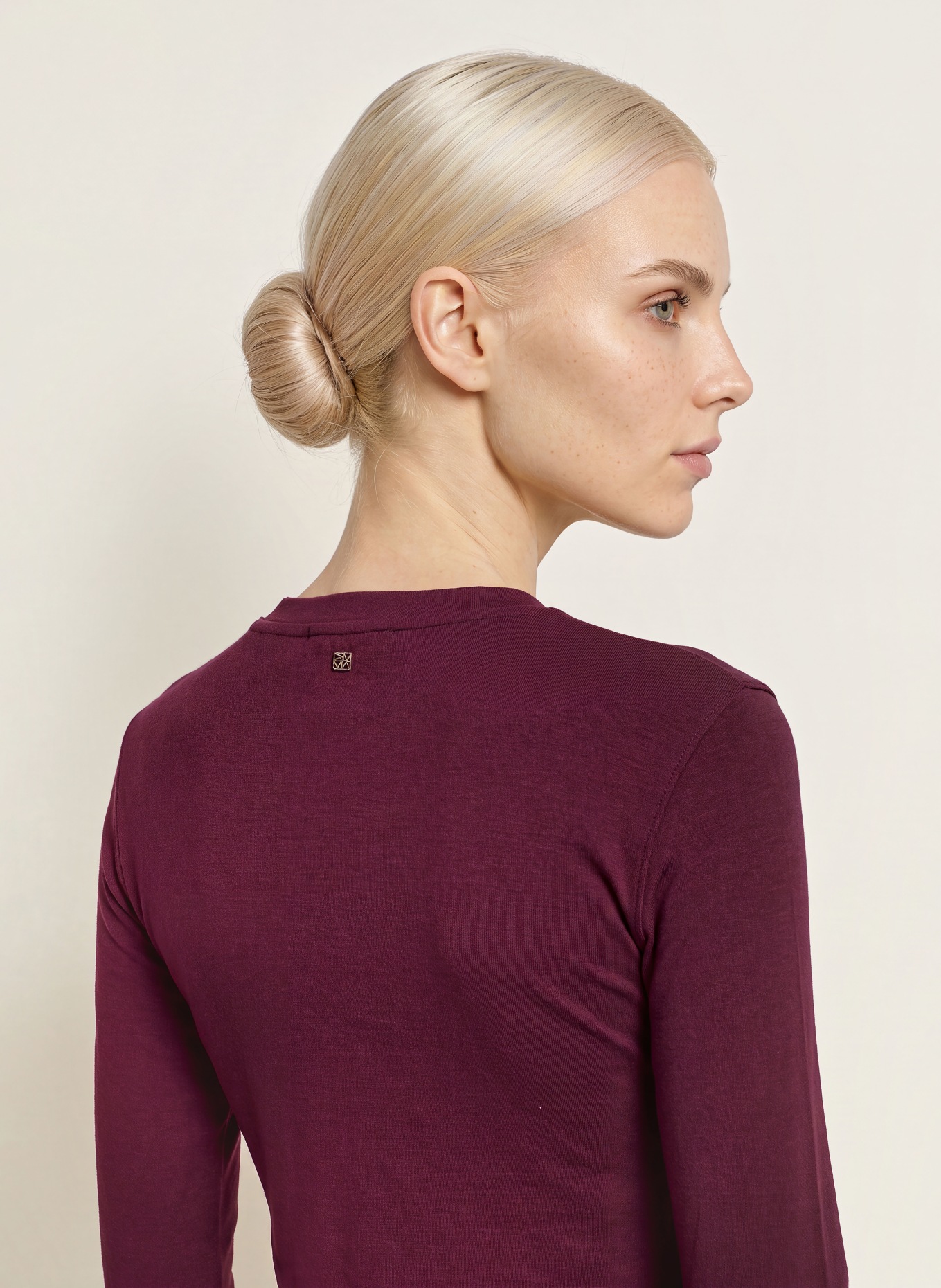 MOS MOSH MMMALI Long-sleeve shirt: DARK RED