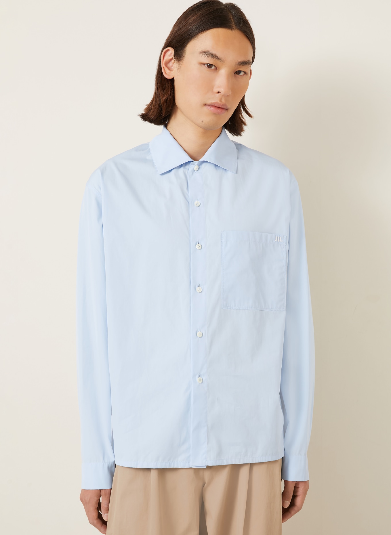 JIL SANDER Koszula o kroju Regular Fit: JASNONIEBIESKI