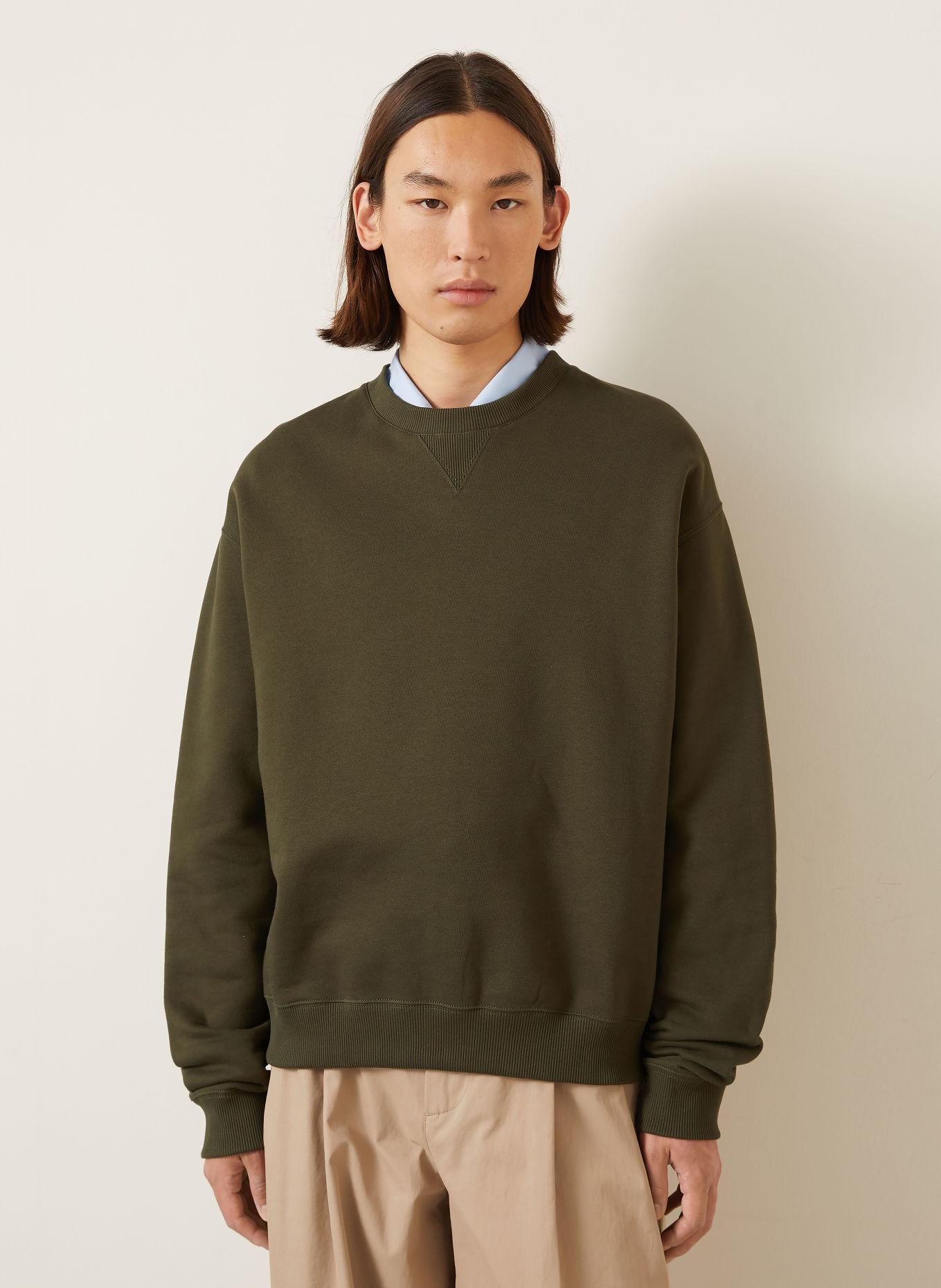 JIL SANDER Bluza: CIEMNOZIELONY
