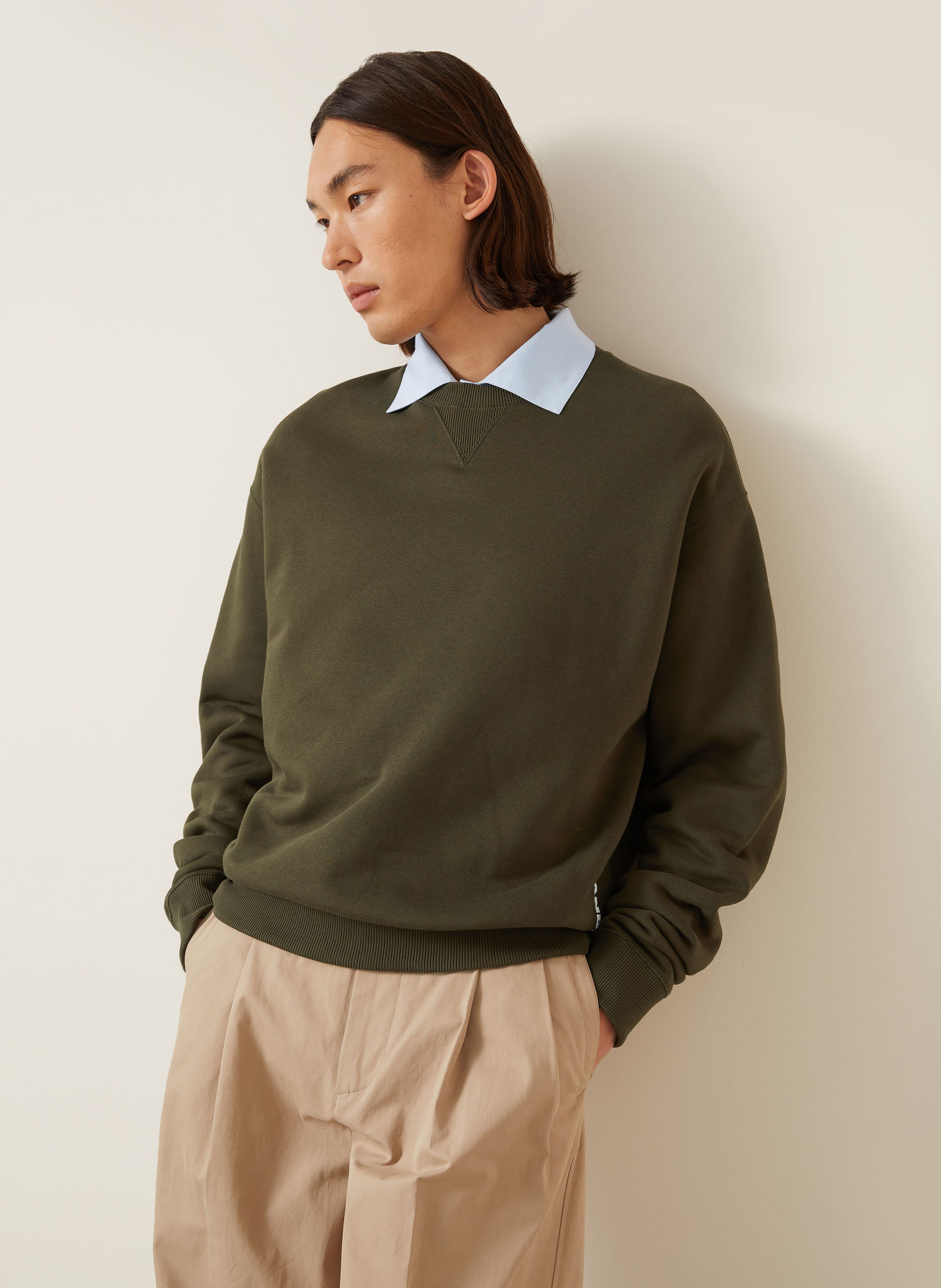JIL SANDER Bluza: CIEMNOZIELONY