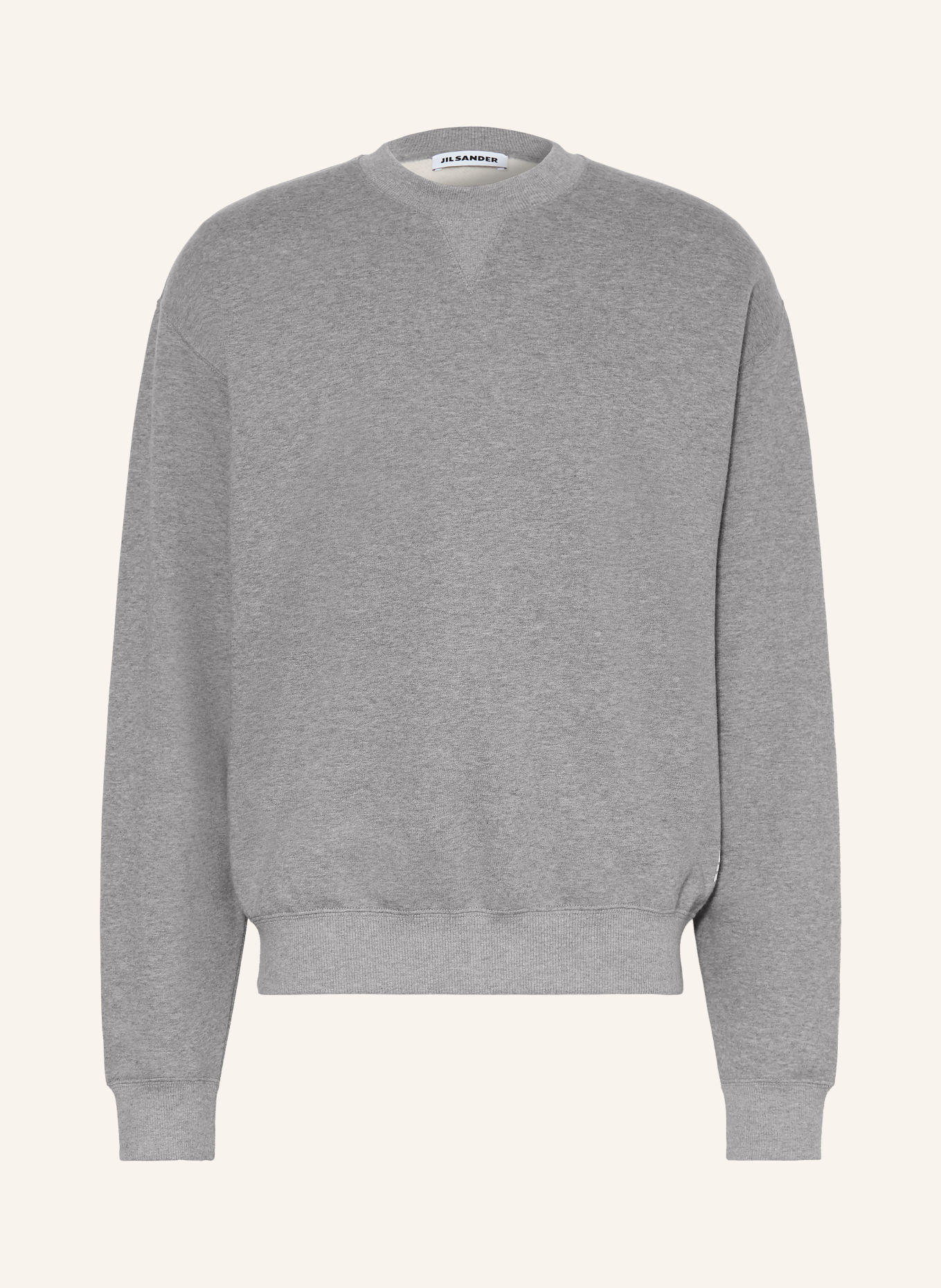 JIL SANDER Bluza oversize: SZARY