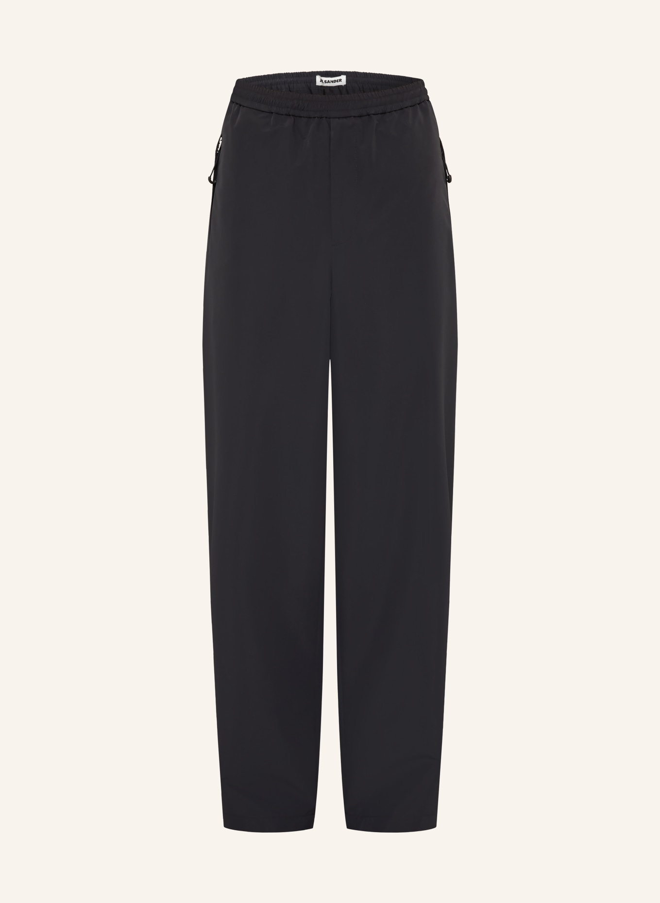 JIL SANDER Pantalon coupe classique: NOIR
