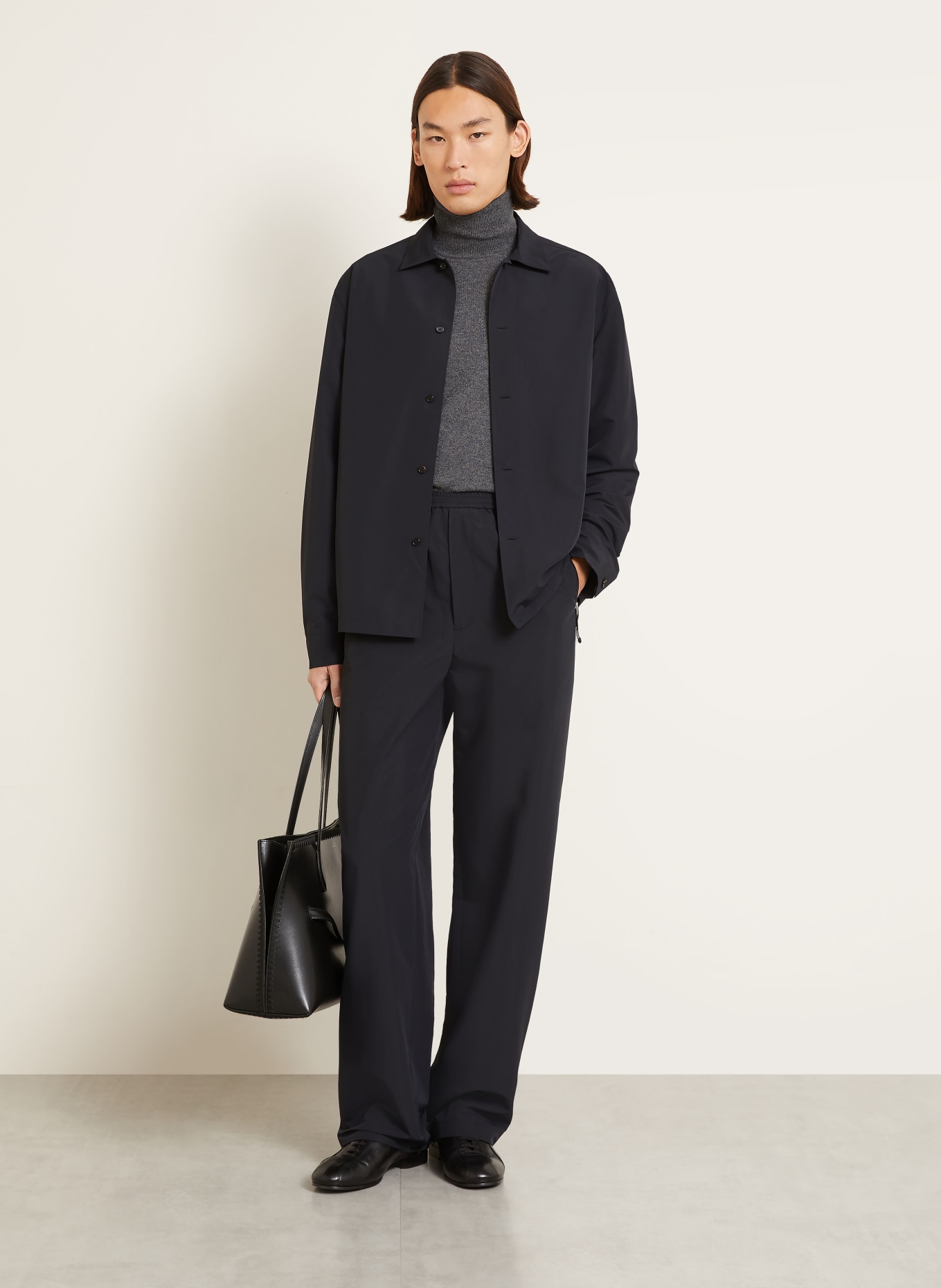 JIL SANDER Pantalon coupe classique: NOIR