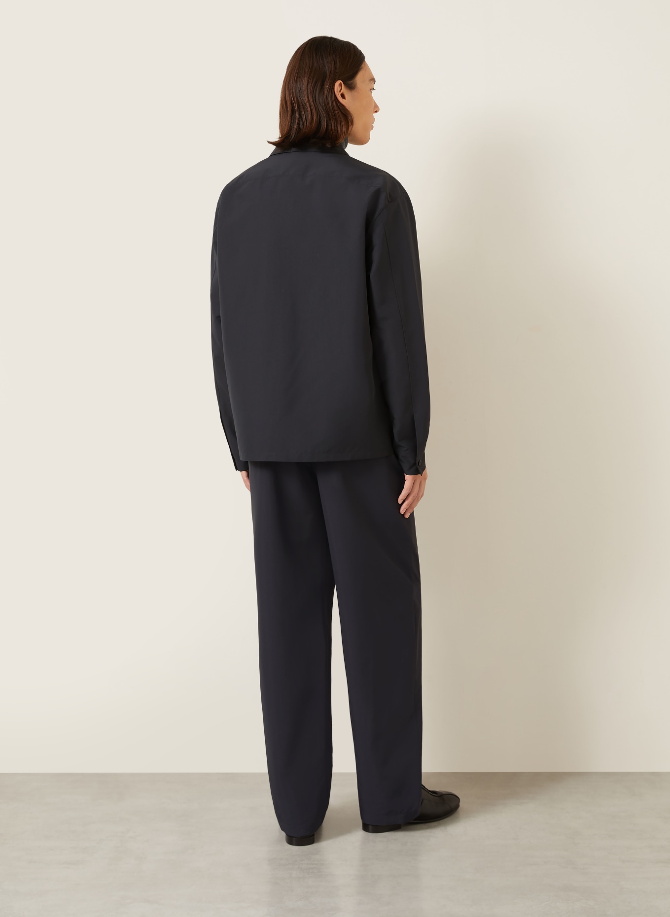JIL SANDER Pantalon coupe classique: NOIR