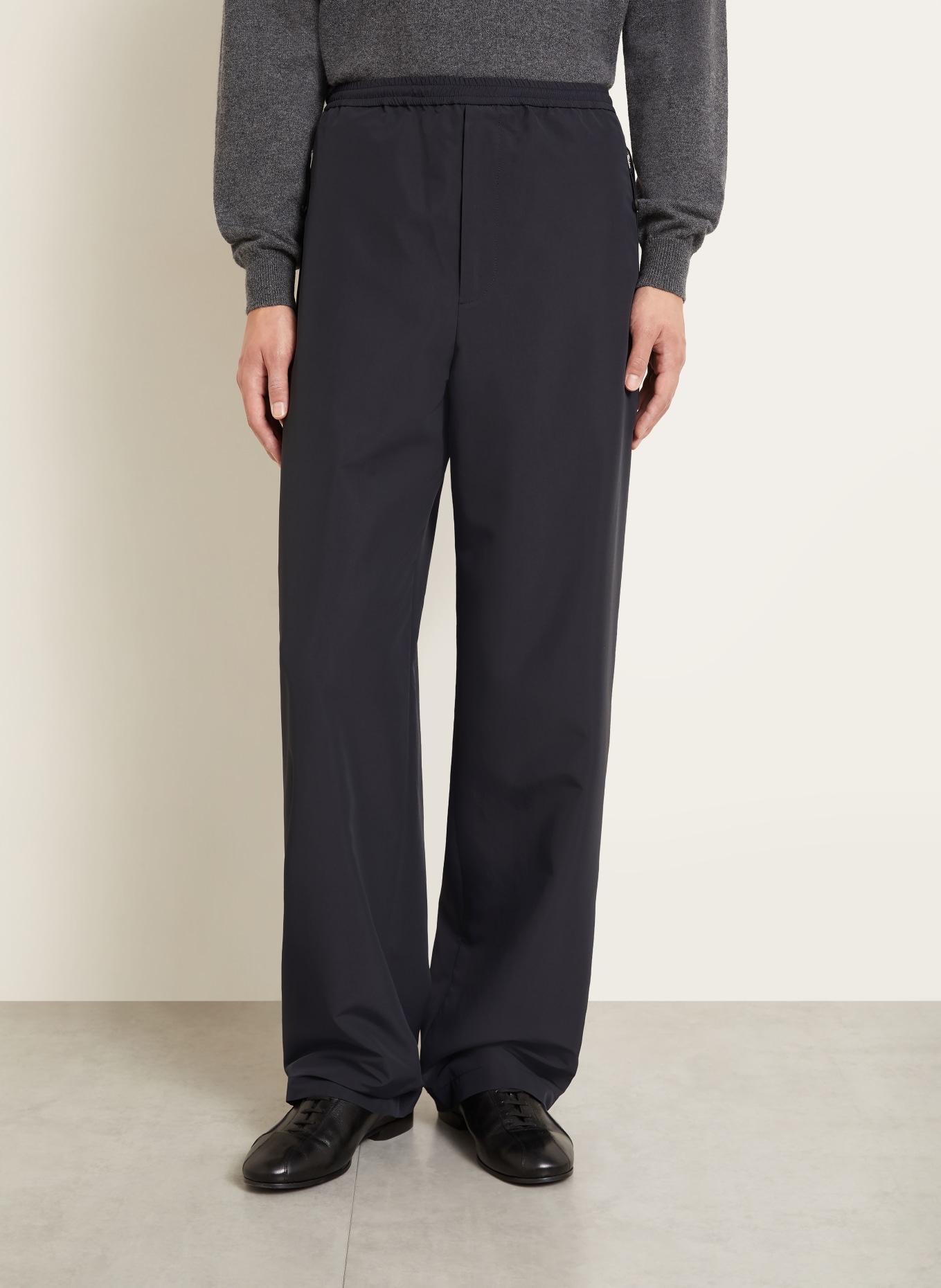 JIL SANDER Pantalon coupe classique: NOIR
