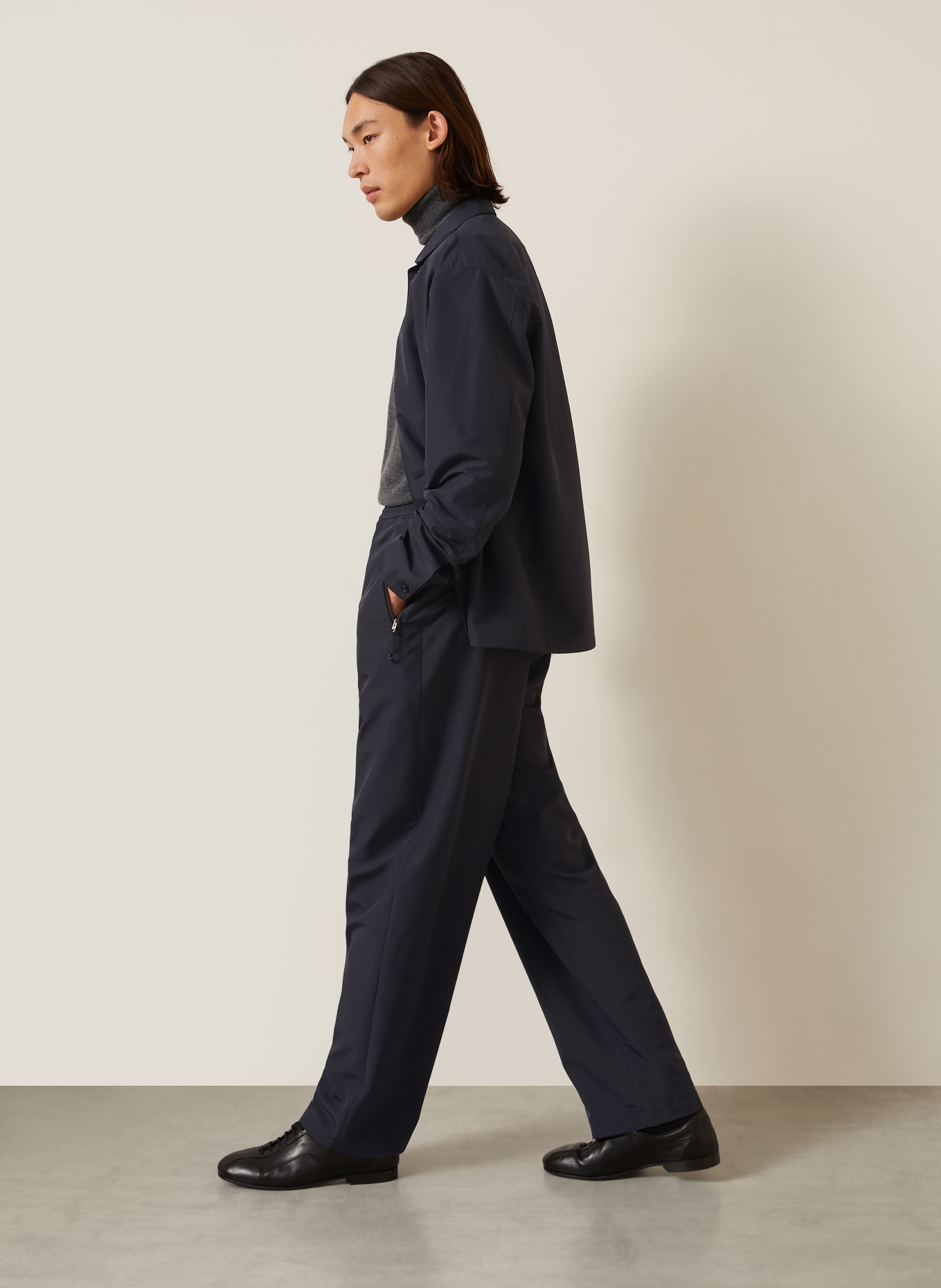 JIL SANDER Pantalon coupe classique: NOIR