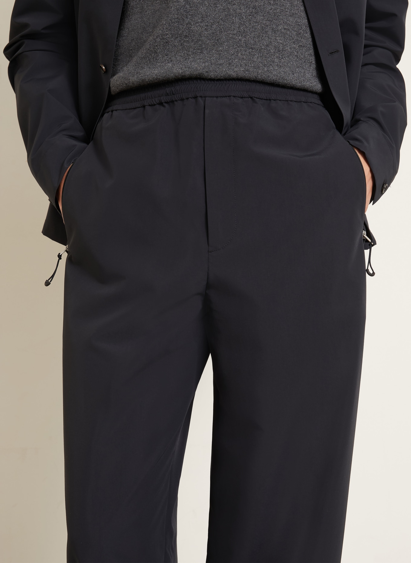 JIL SANDER Pantalon coupe classique: NOIR