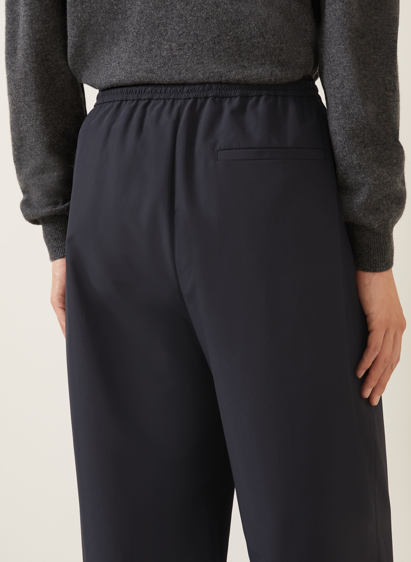 JIL SANDER Pantalon coupe classique: NOIR