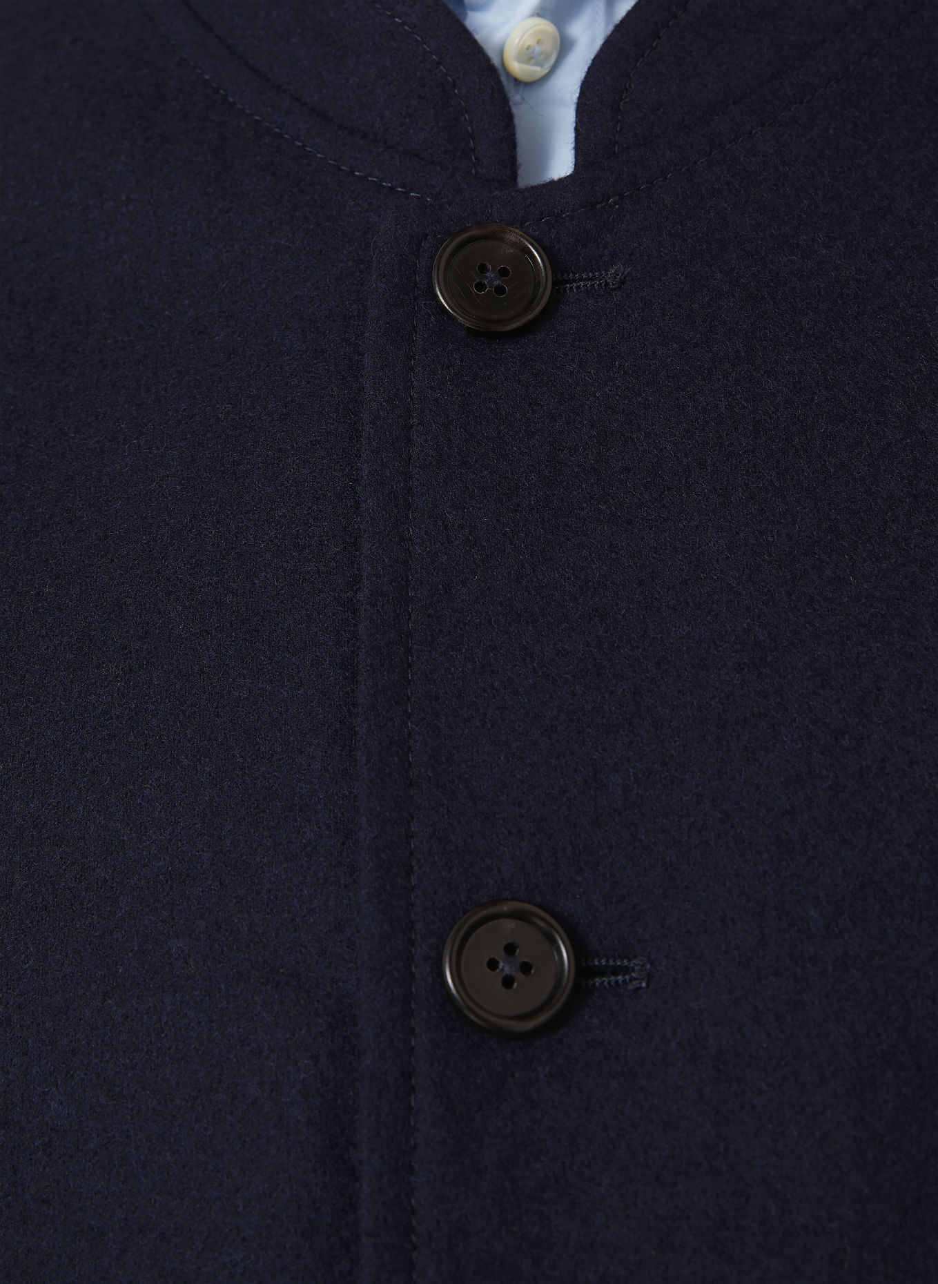 JIL SANDER Blouson: DONKERBLAUW