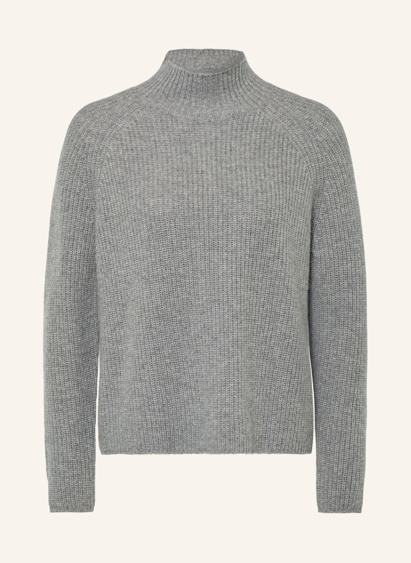 darling harbour Trui met kasjmier: GREY MELANGE