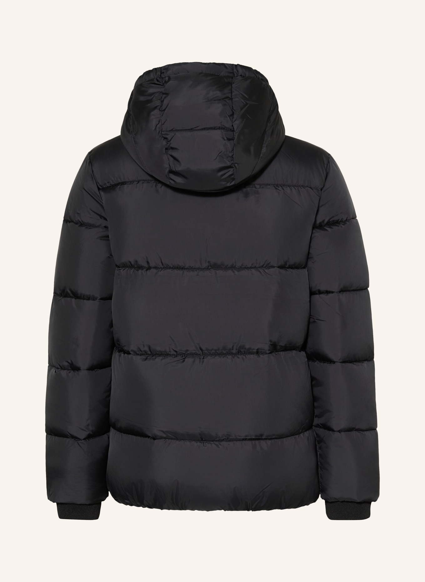 Calvin Klein Veste matelassée à capuche amovible: NOIR