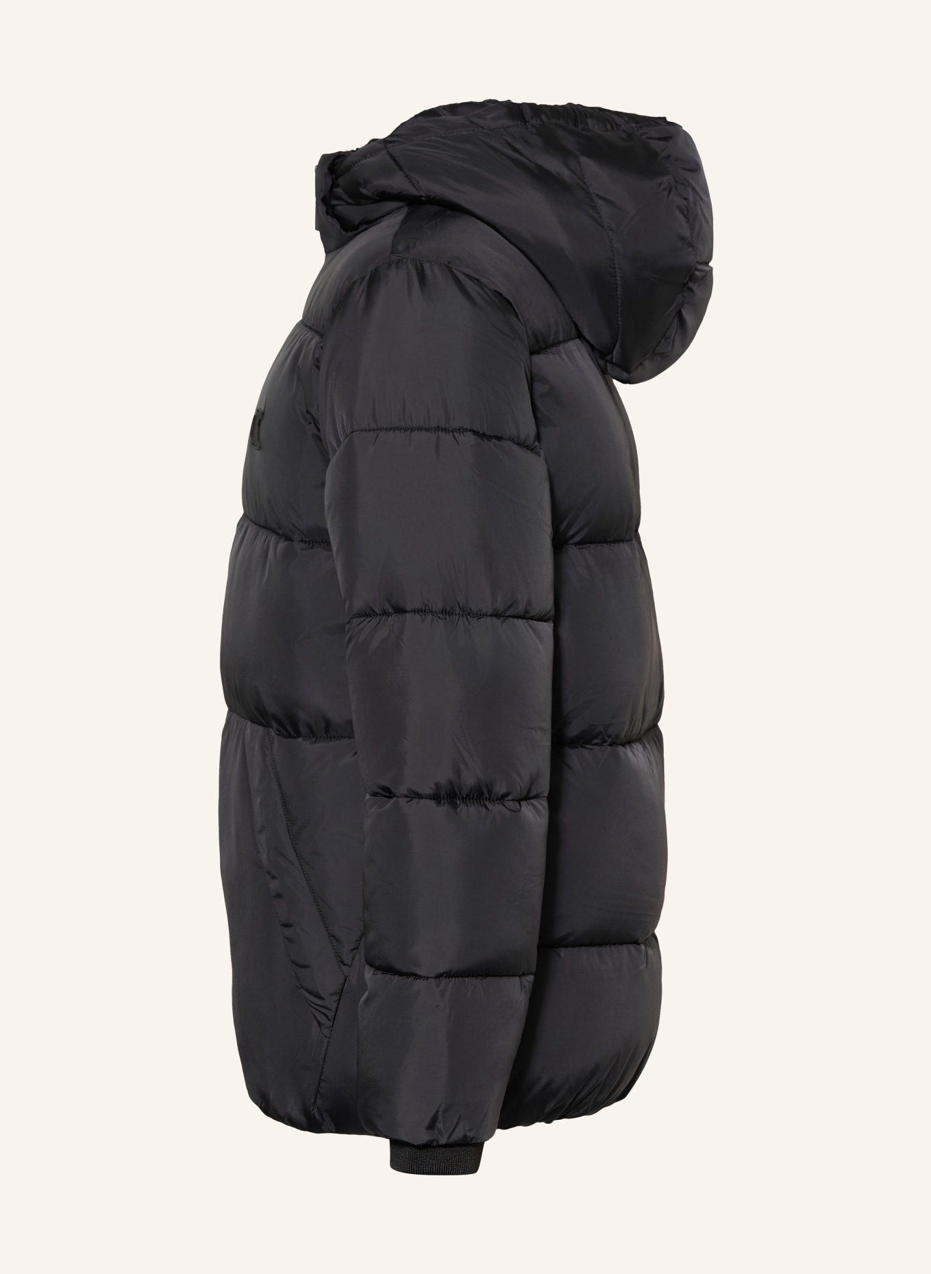 Calvin Klein Veste matelassée à capuche amovible: NOIR