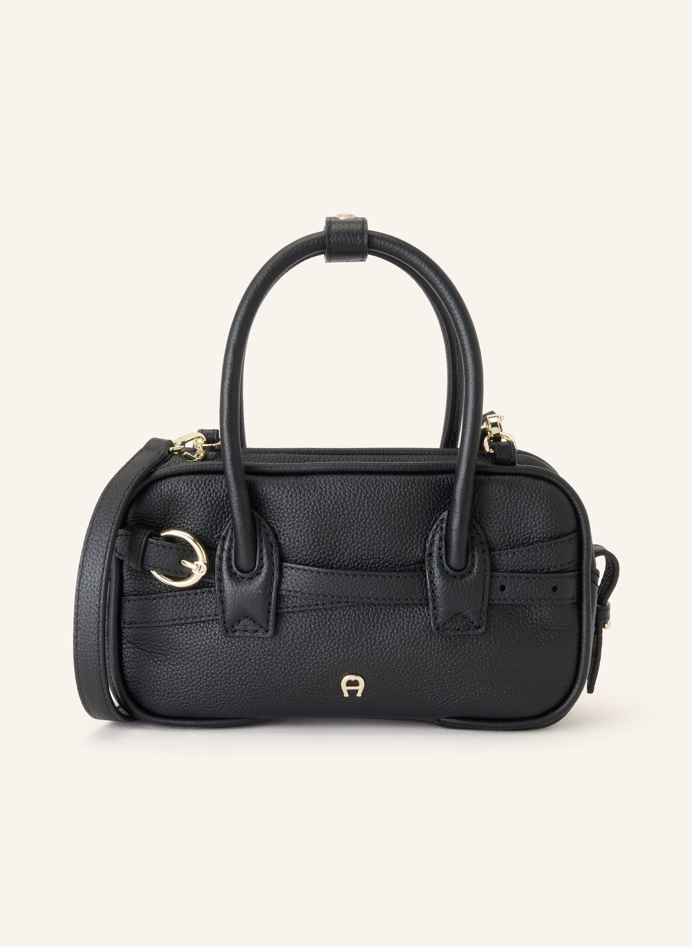 AIGNER Handtasche: SCHWARZ / SILBER