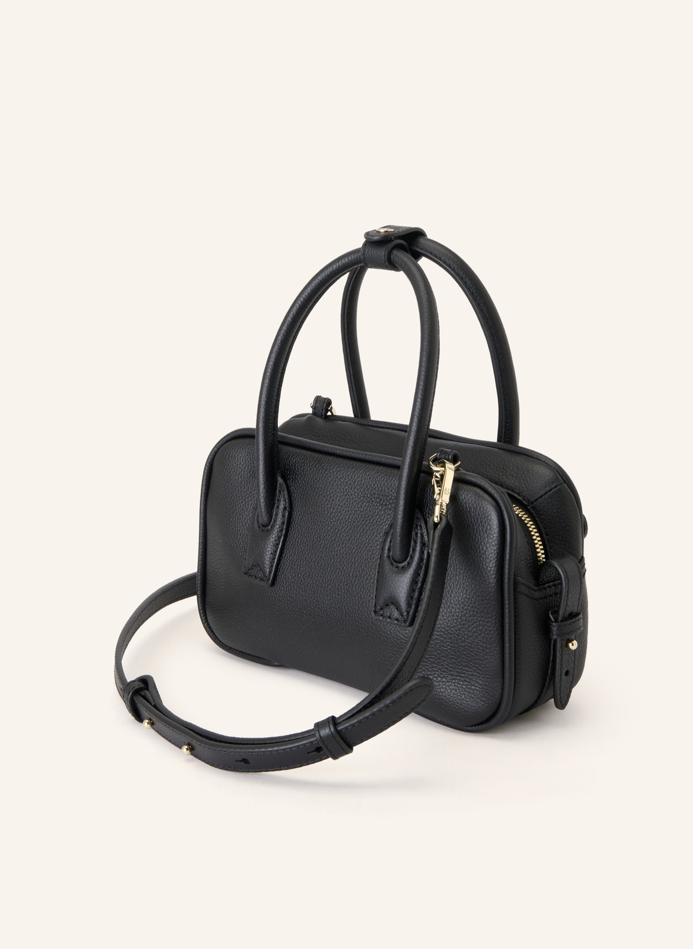 AIGNER Handtasche: SCHWARZ / SILBER