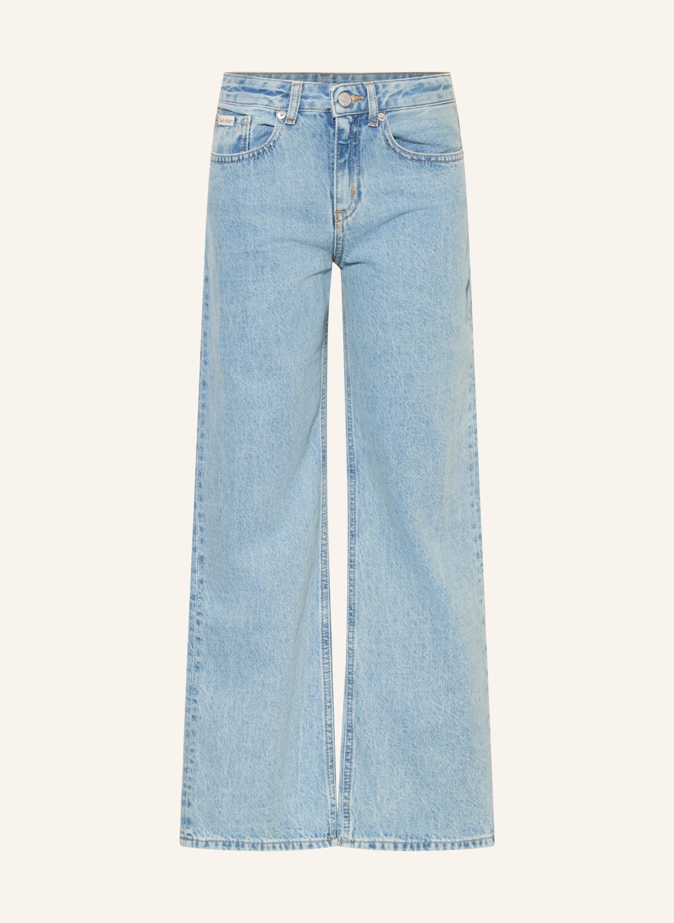 Calvin Klein Jeans Relaxed Fit: 1A7 Stone Mid Blue Wash