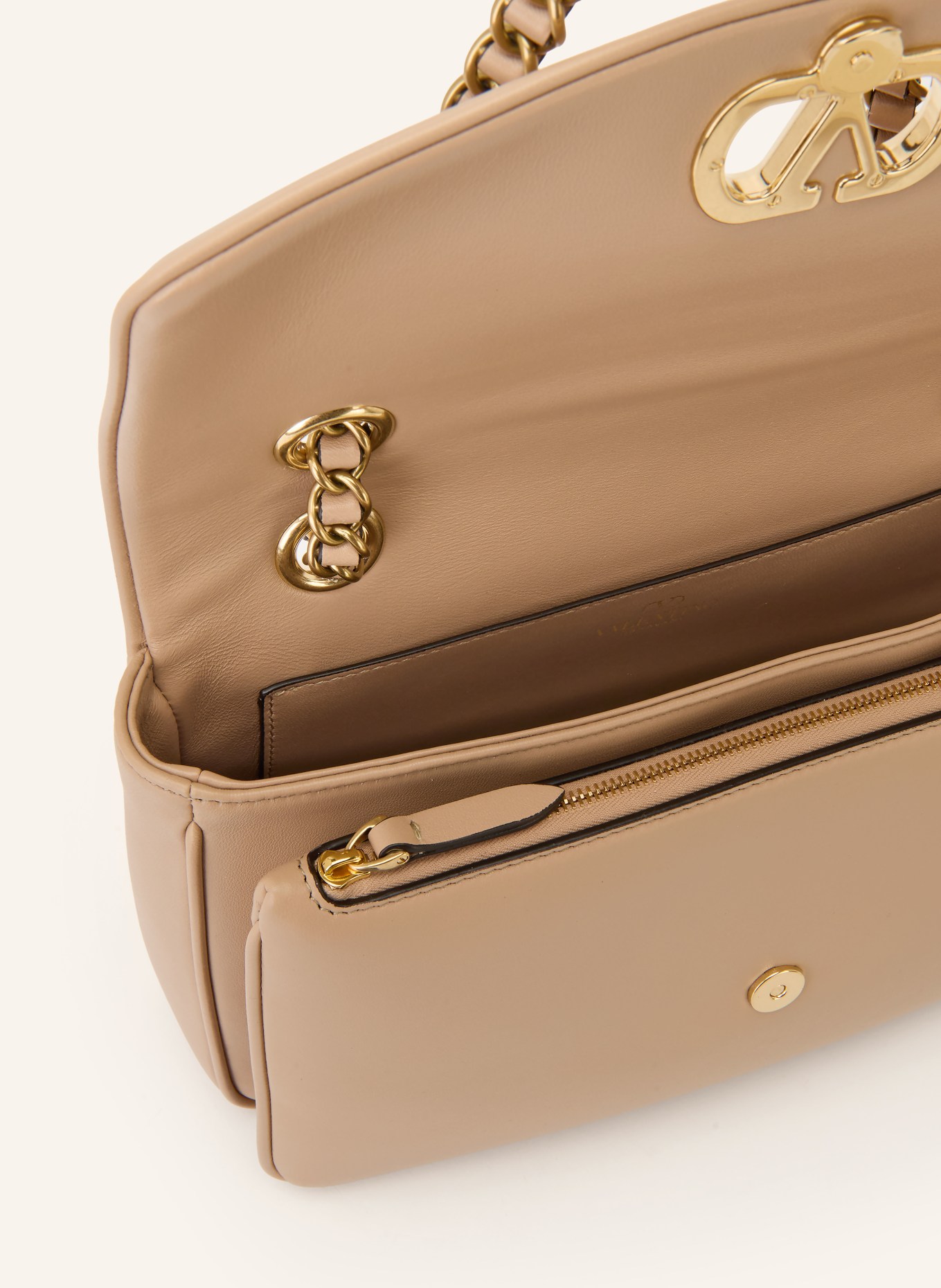 VALENTINO GARAVANI DJUNA MEDIUM Shoulder Bag: ROSE / GOLD