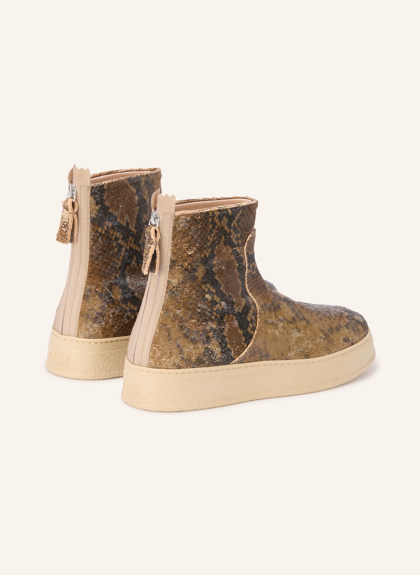 AGL Boots GIULY: BRAUN / HELLBRAUN / DUNKELBRAUN